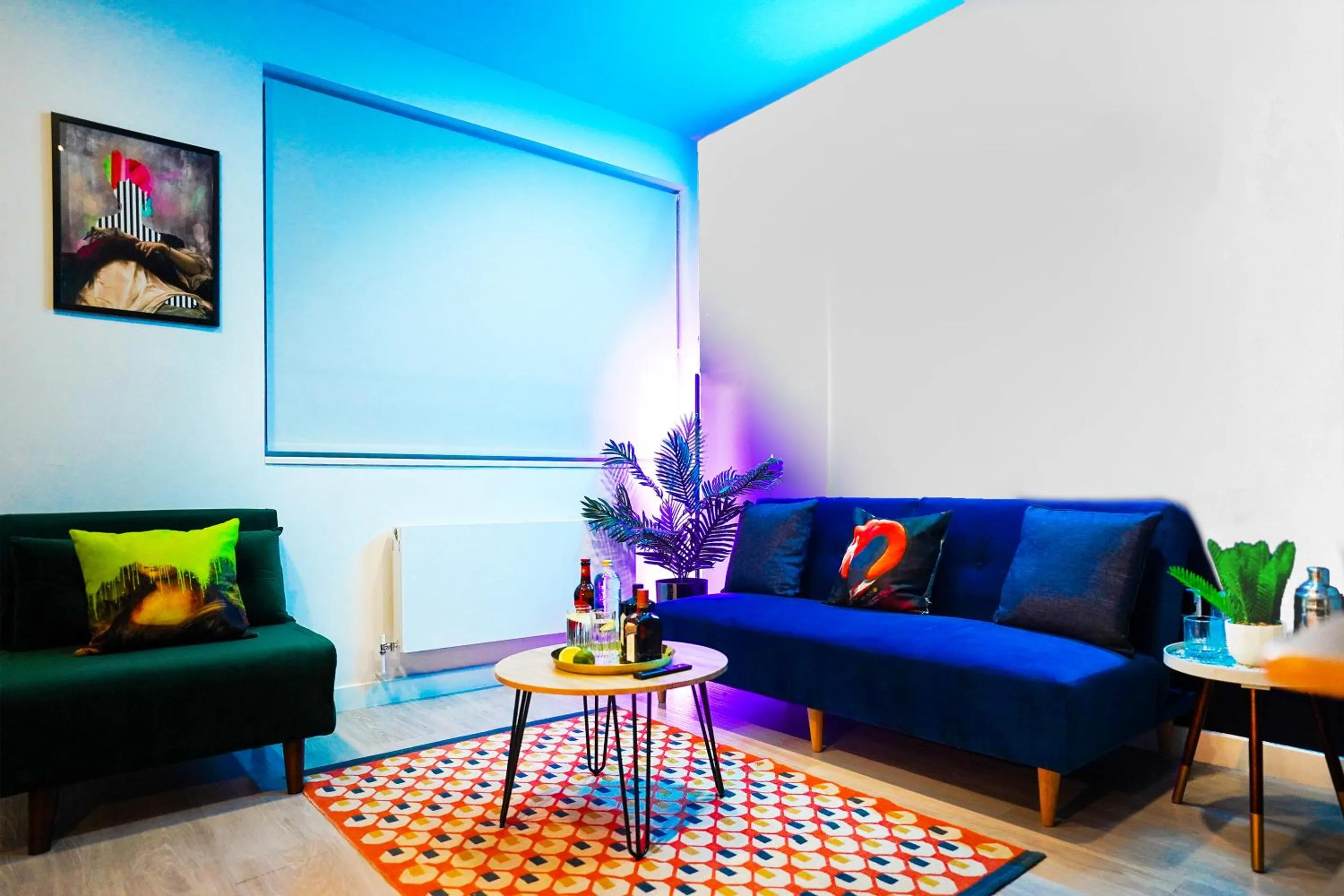 Living room in Luxury Stevenage Town Centre Apartment