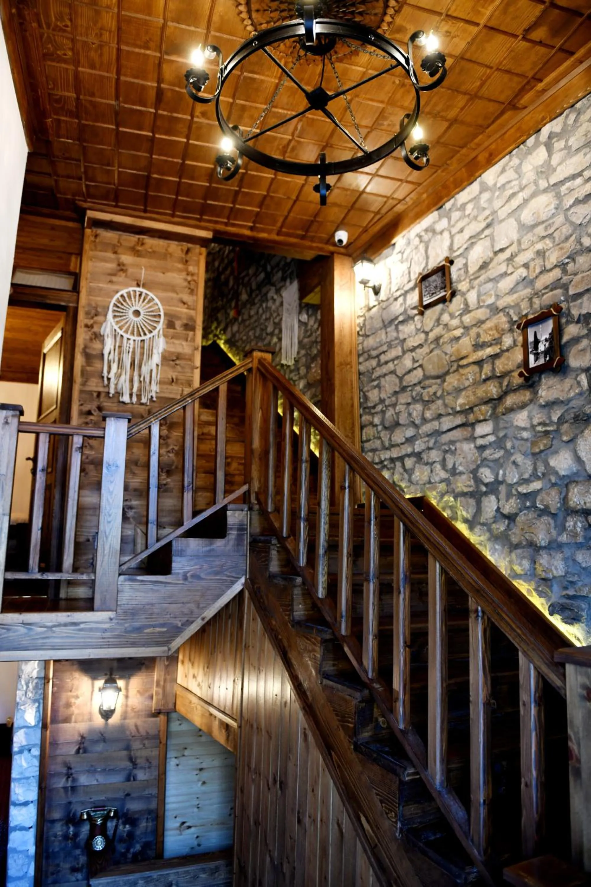 Decorative detail in Anhel Hotel