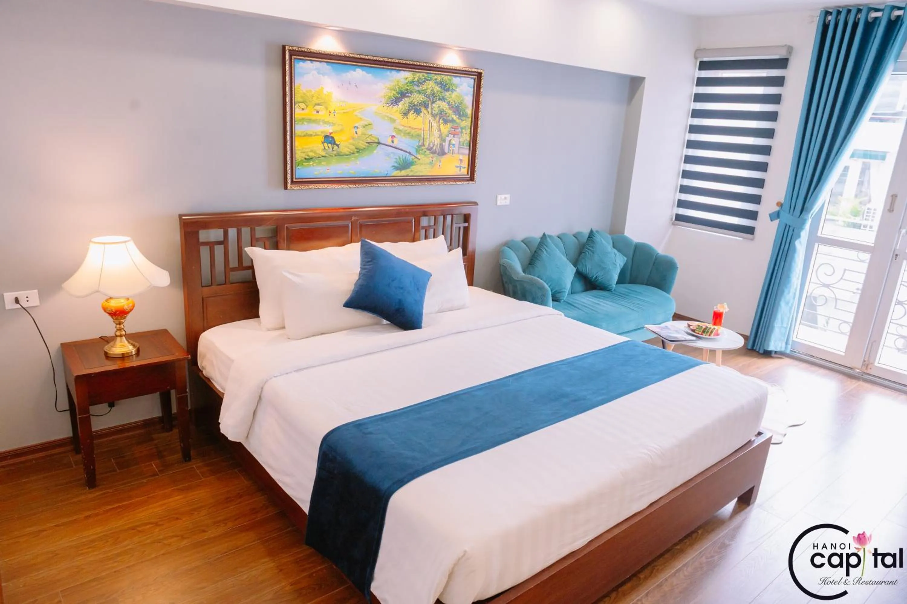 Bed in Hanoi Capital Premium Hotel