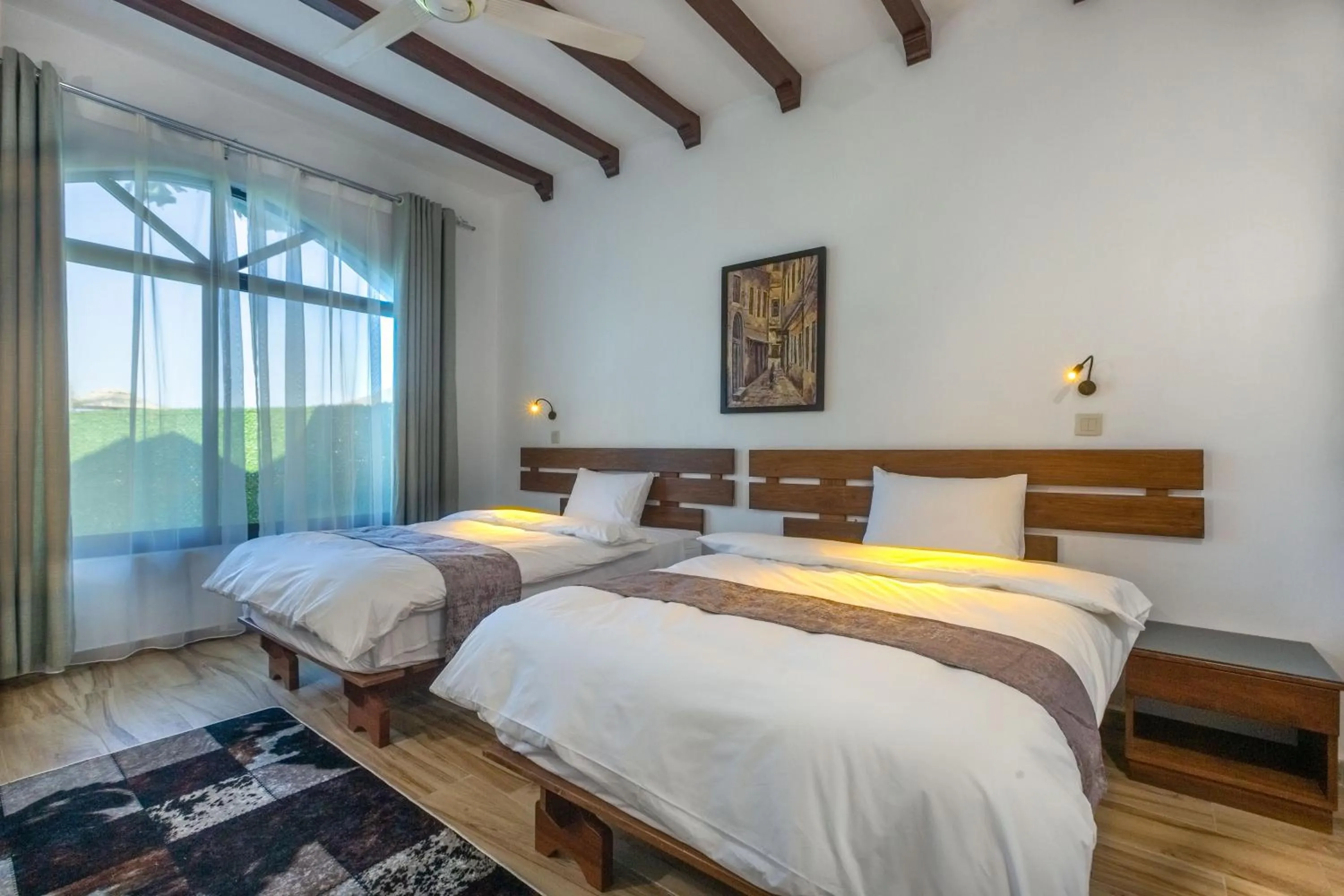 Bed in Aya Sophia Villa Garden Hotel