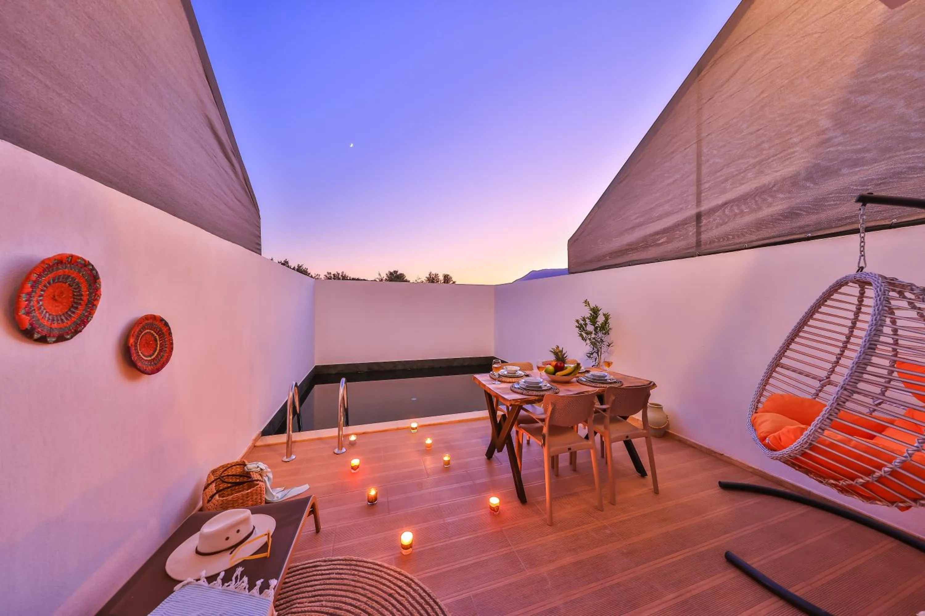 Balcony/Terrace in Villa Ay