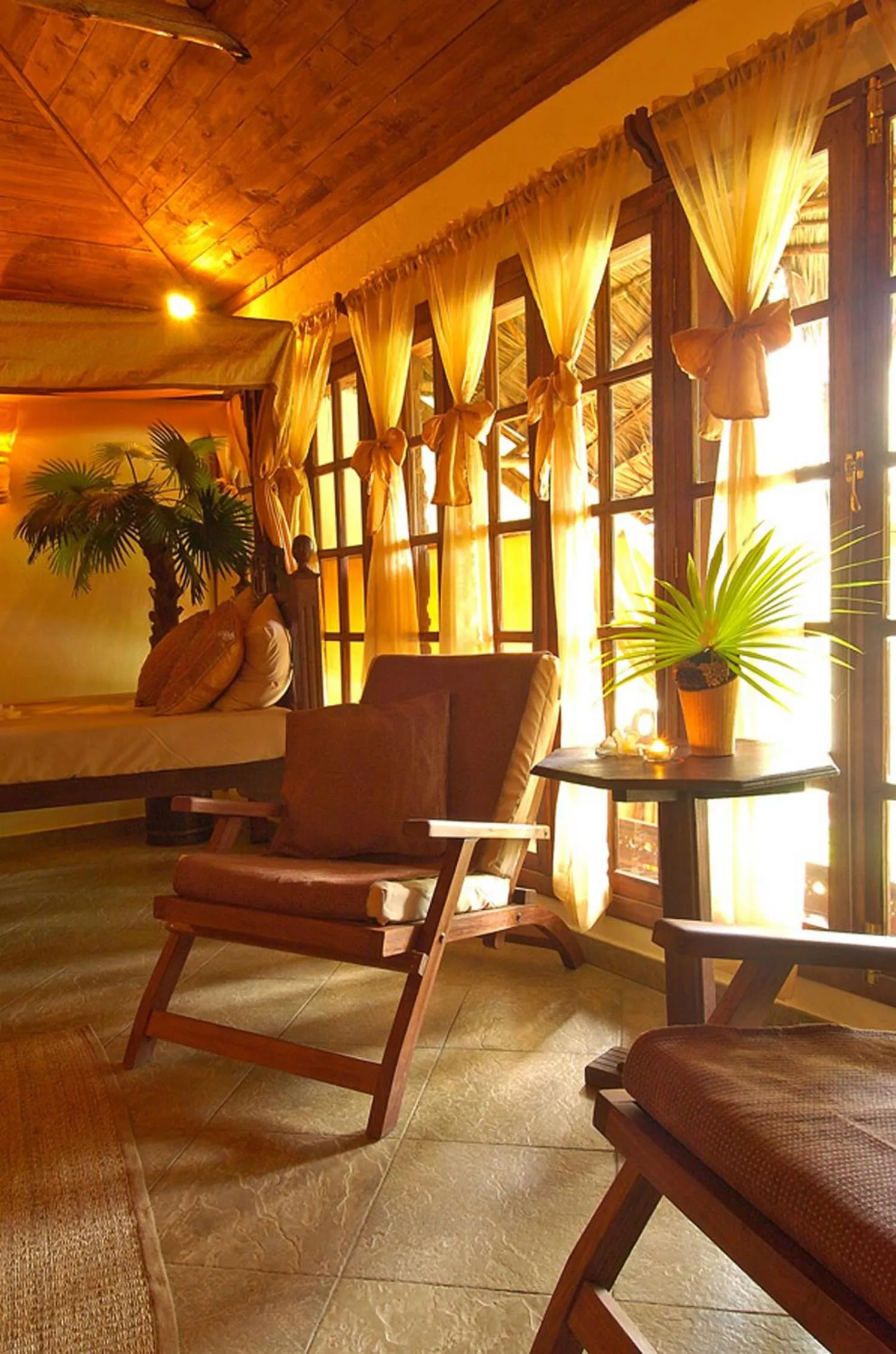 Communal lounge/ TV room in The Palms Zanzibar