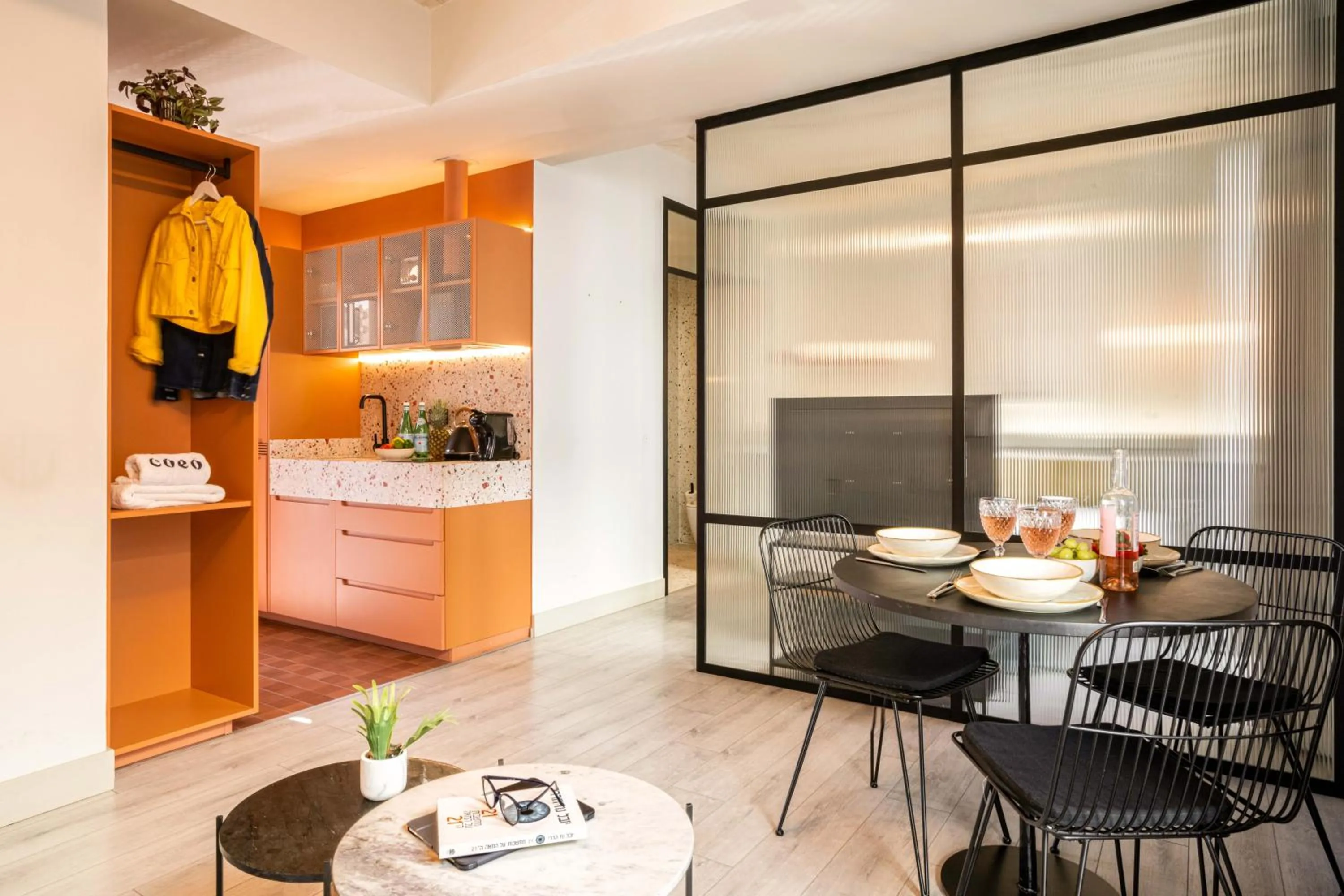 Kitchen or kitchenette in Coeo Parras Design Apartments