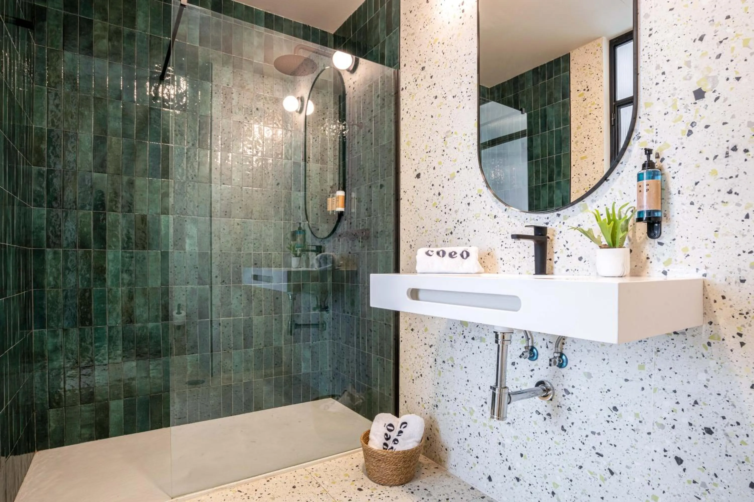 Shower in Coeo Parras Design Apartments
