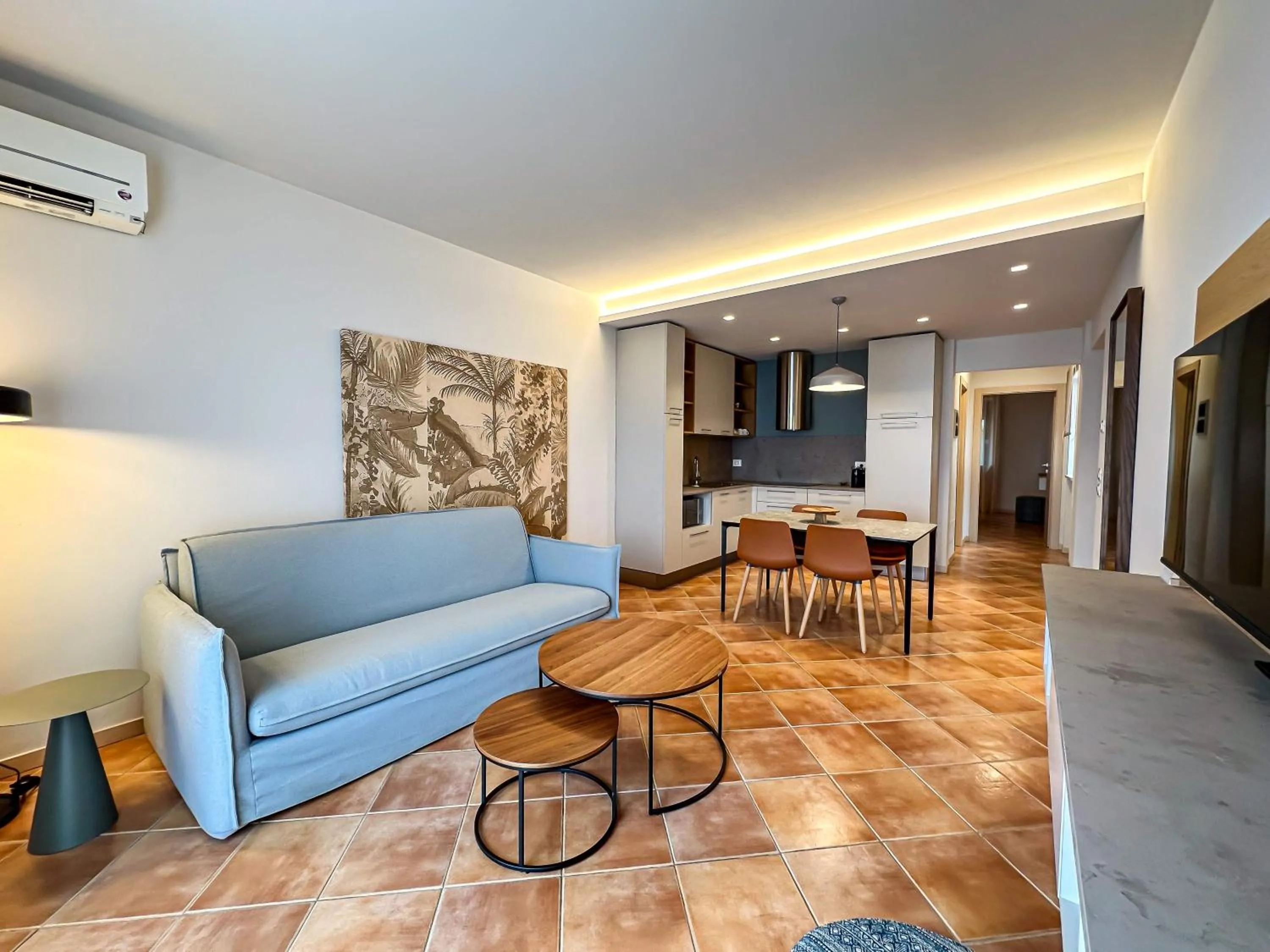 Living room in Castello Belvedere Apartments