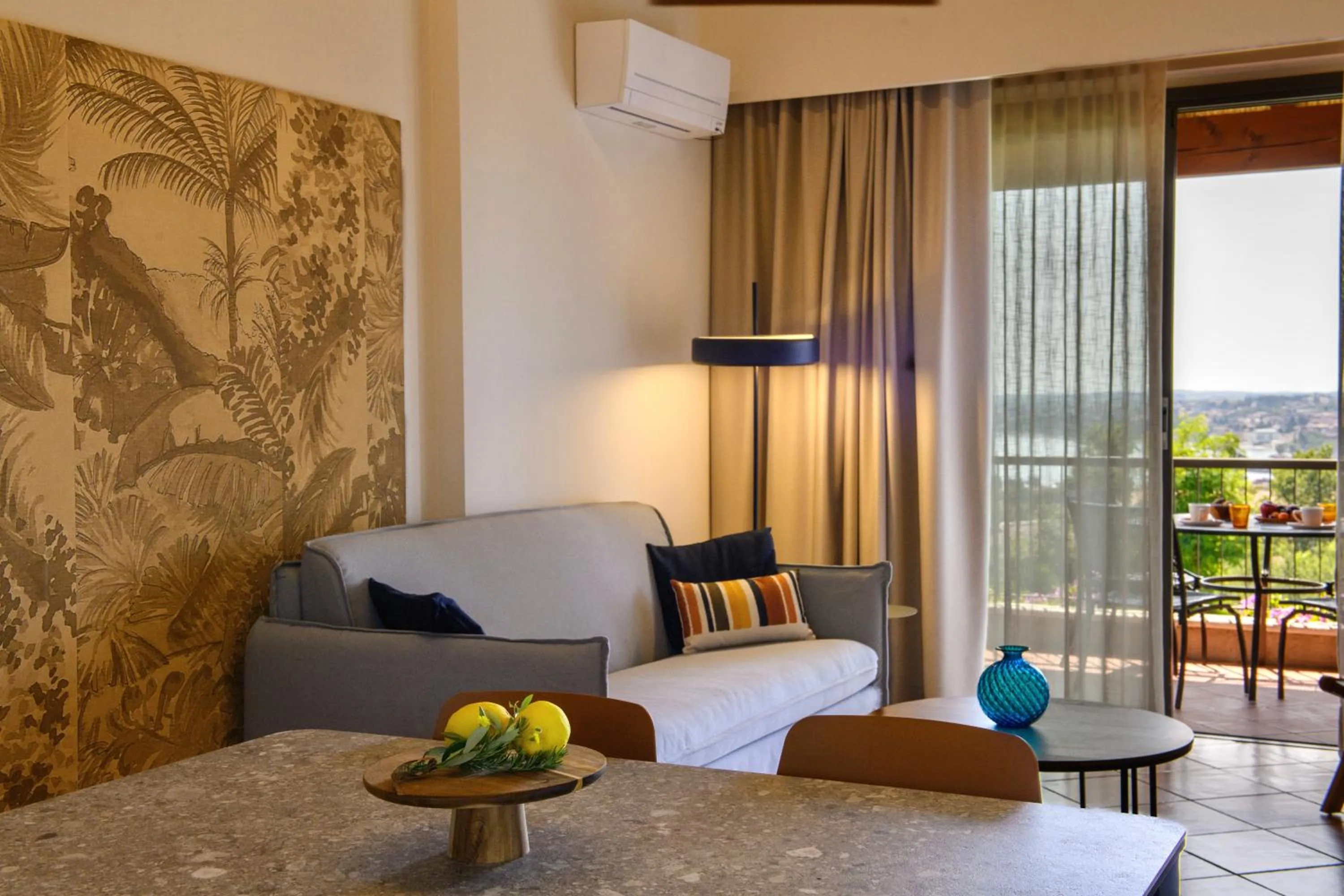 Living room, Bed in Castello Belvedere Apartments