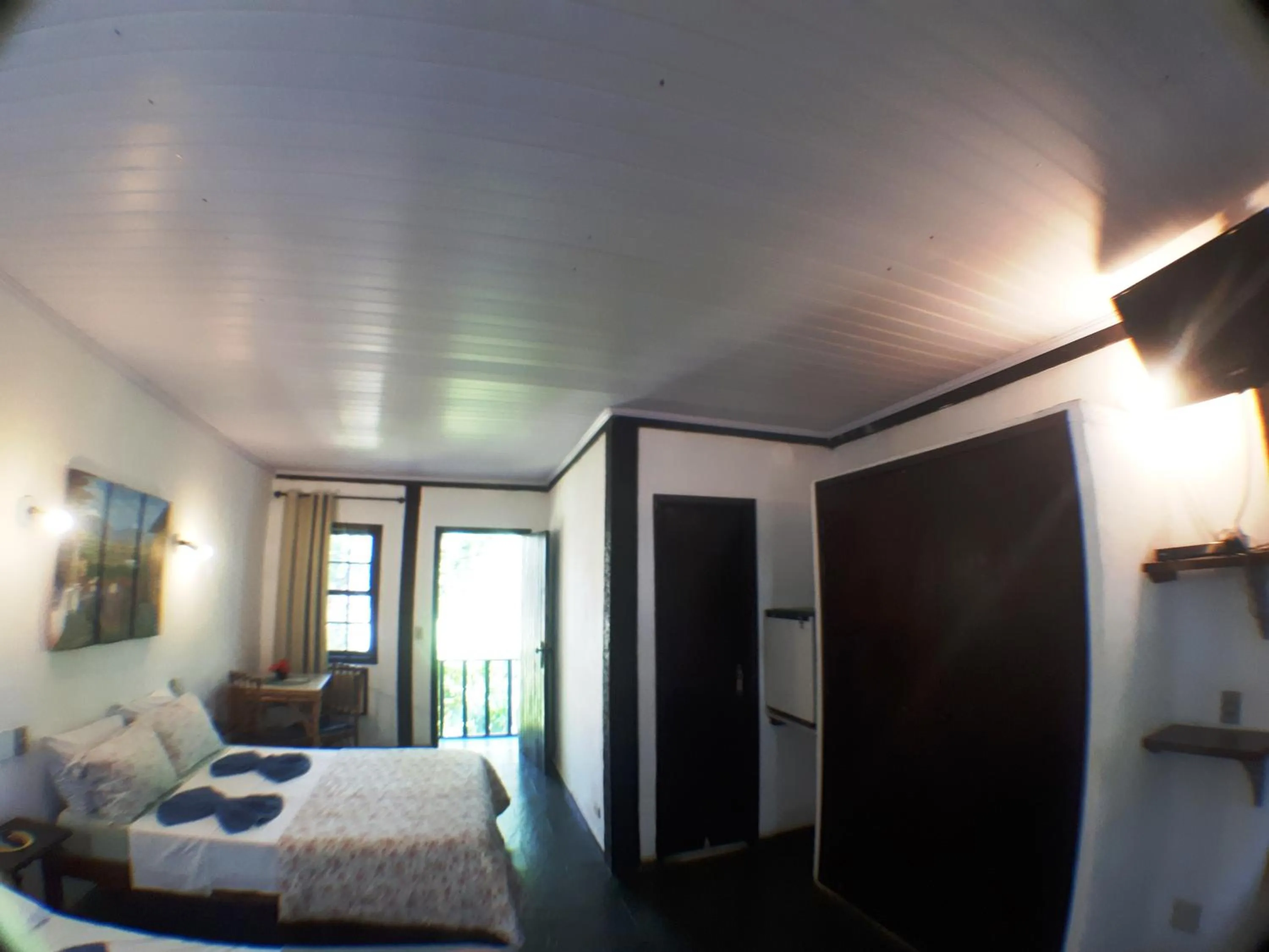 Bed in Pousada Alicia