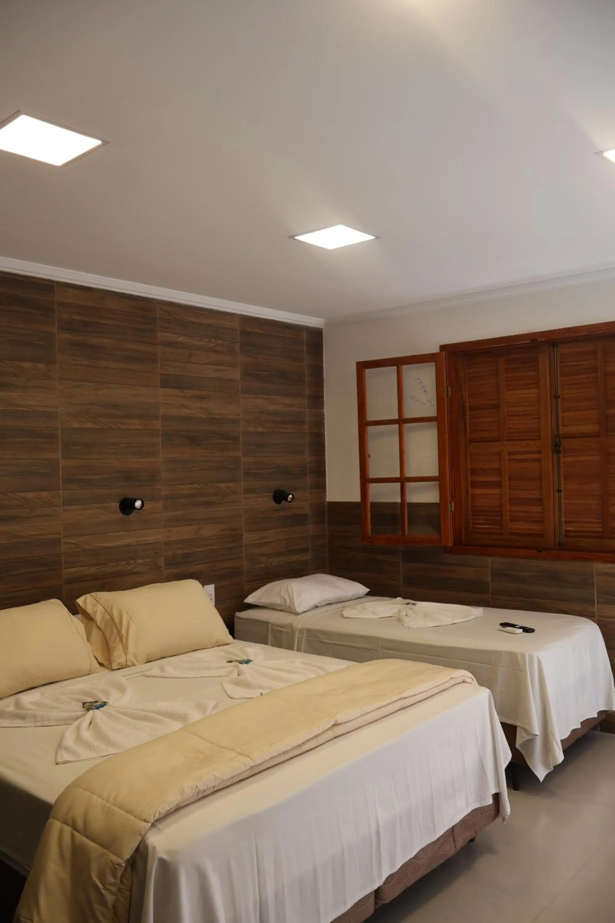 Bed in Pousada Alicia