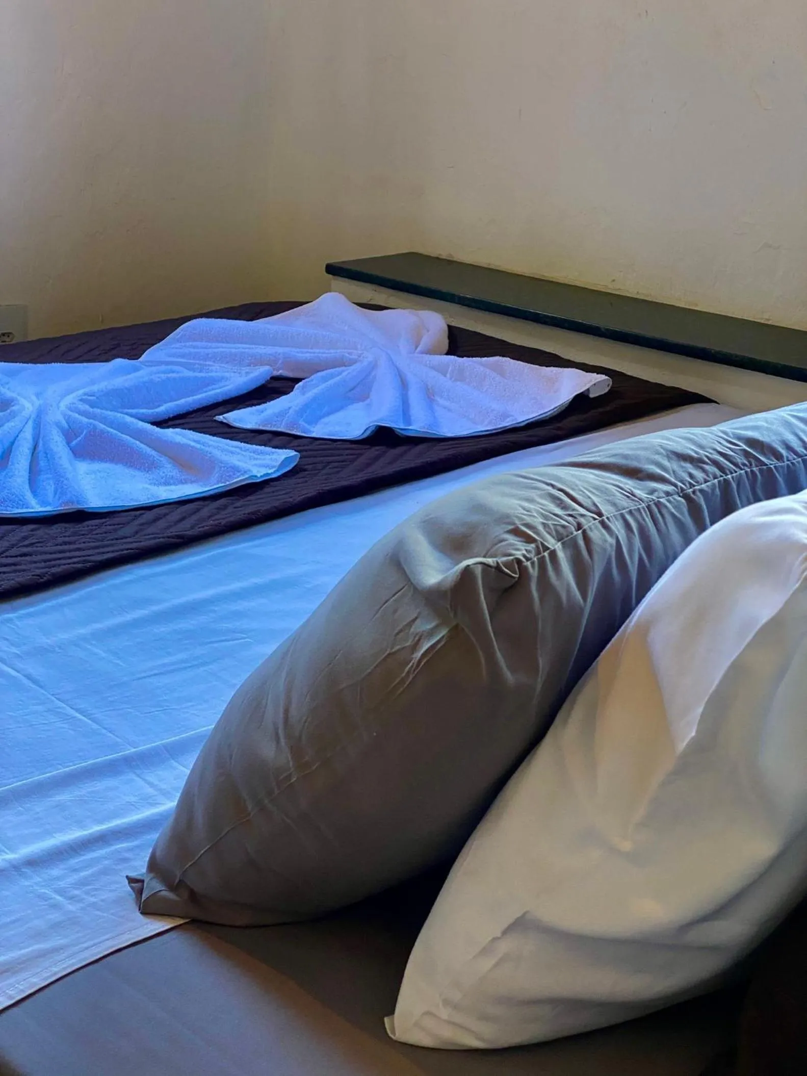 Bed in Pousada Alicia