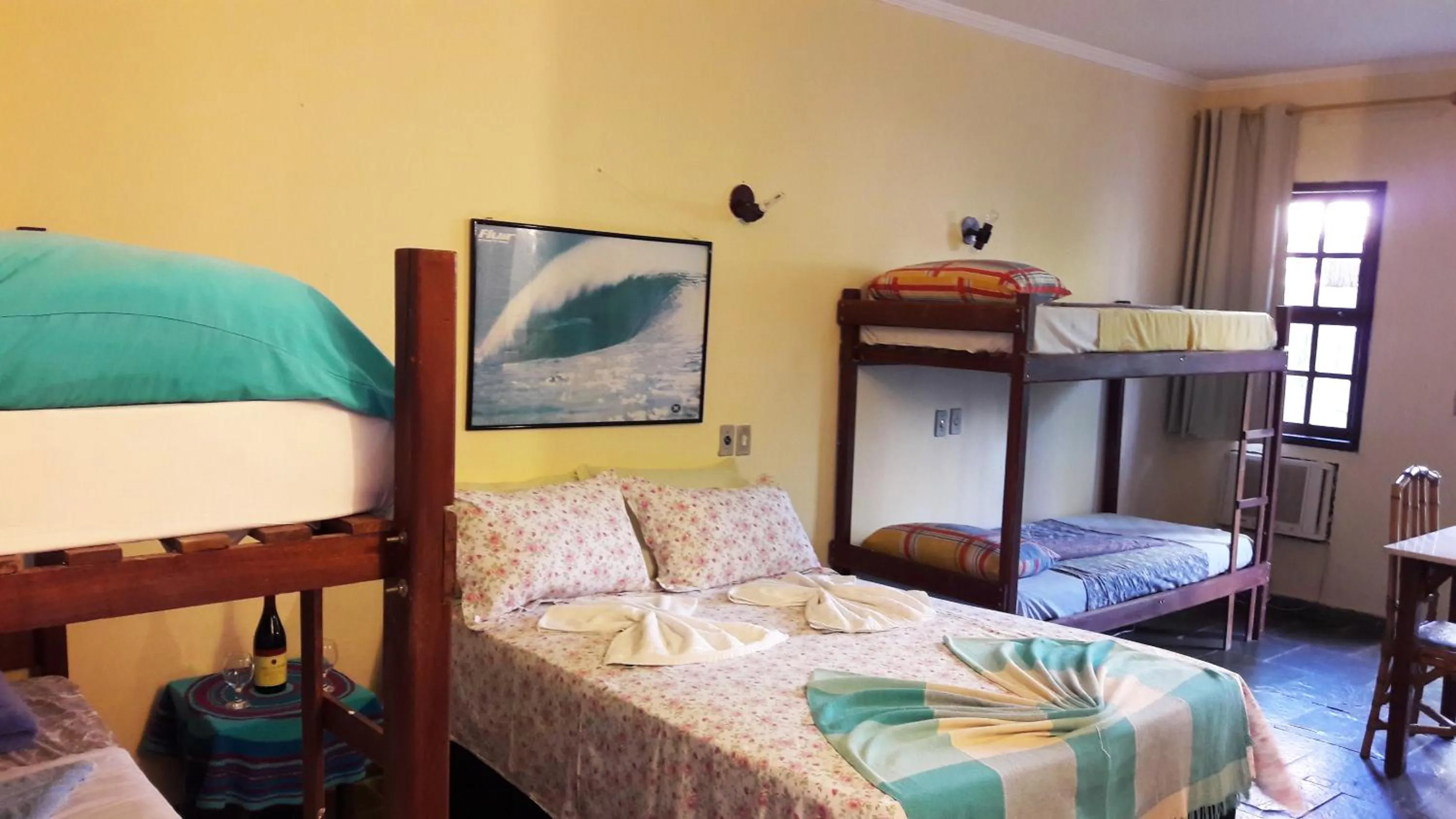 Bed in Pousada Alicia