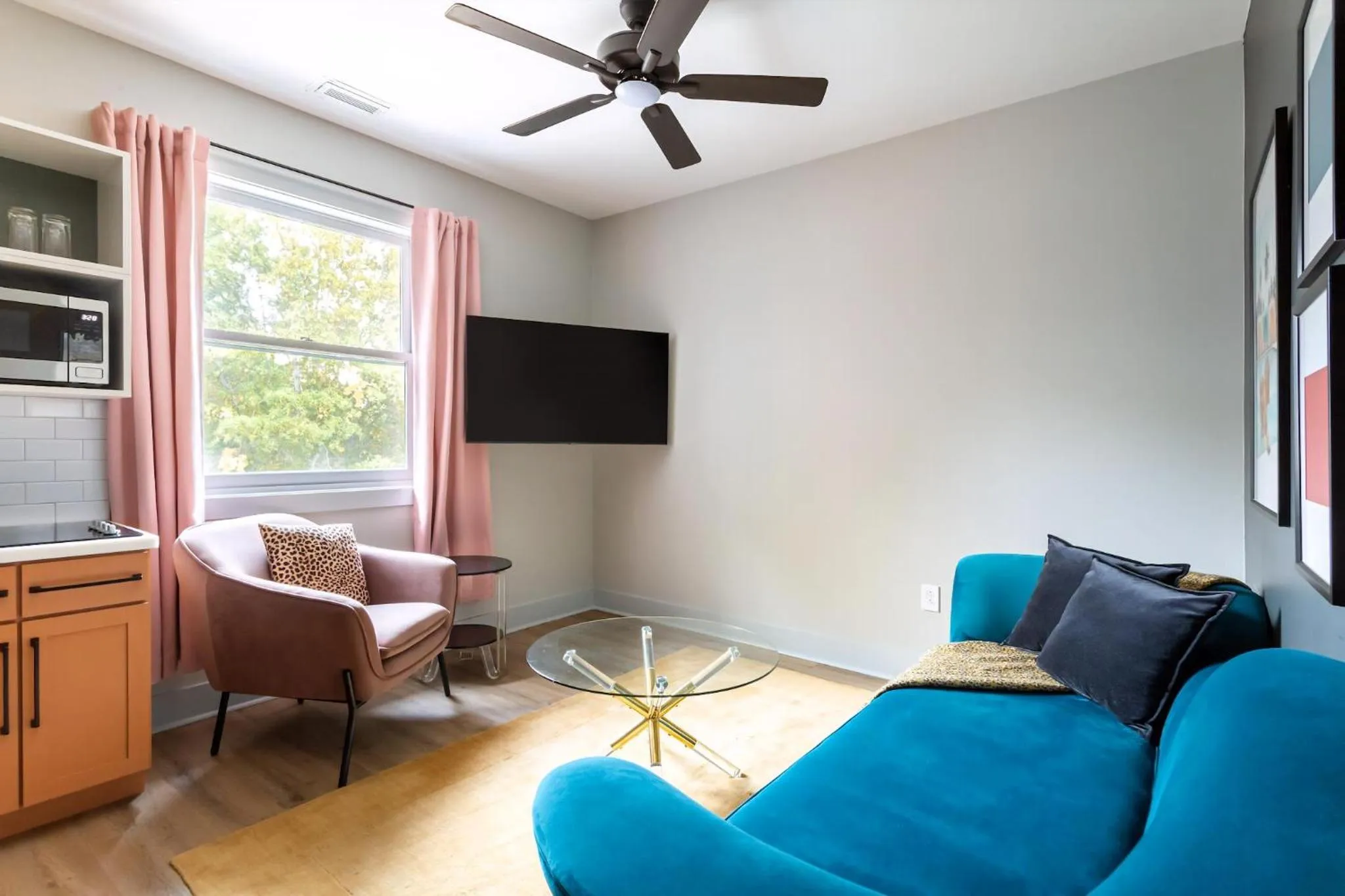 Living room in Kasa Edison House South End Dilworth Charlotte