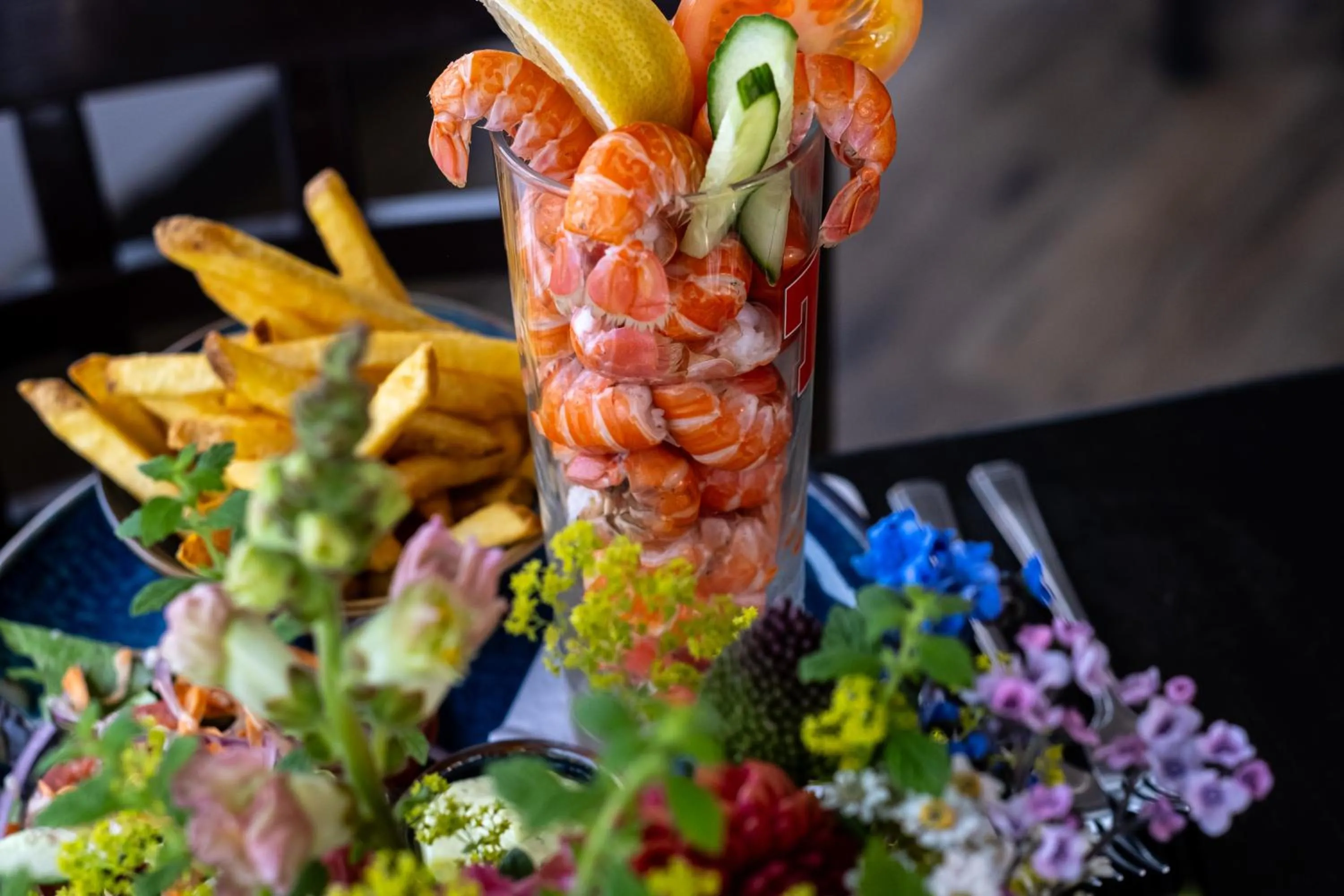 Food and drinks in The Upper Largo Hotel & Restaurant