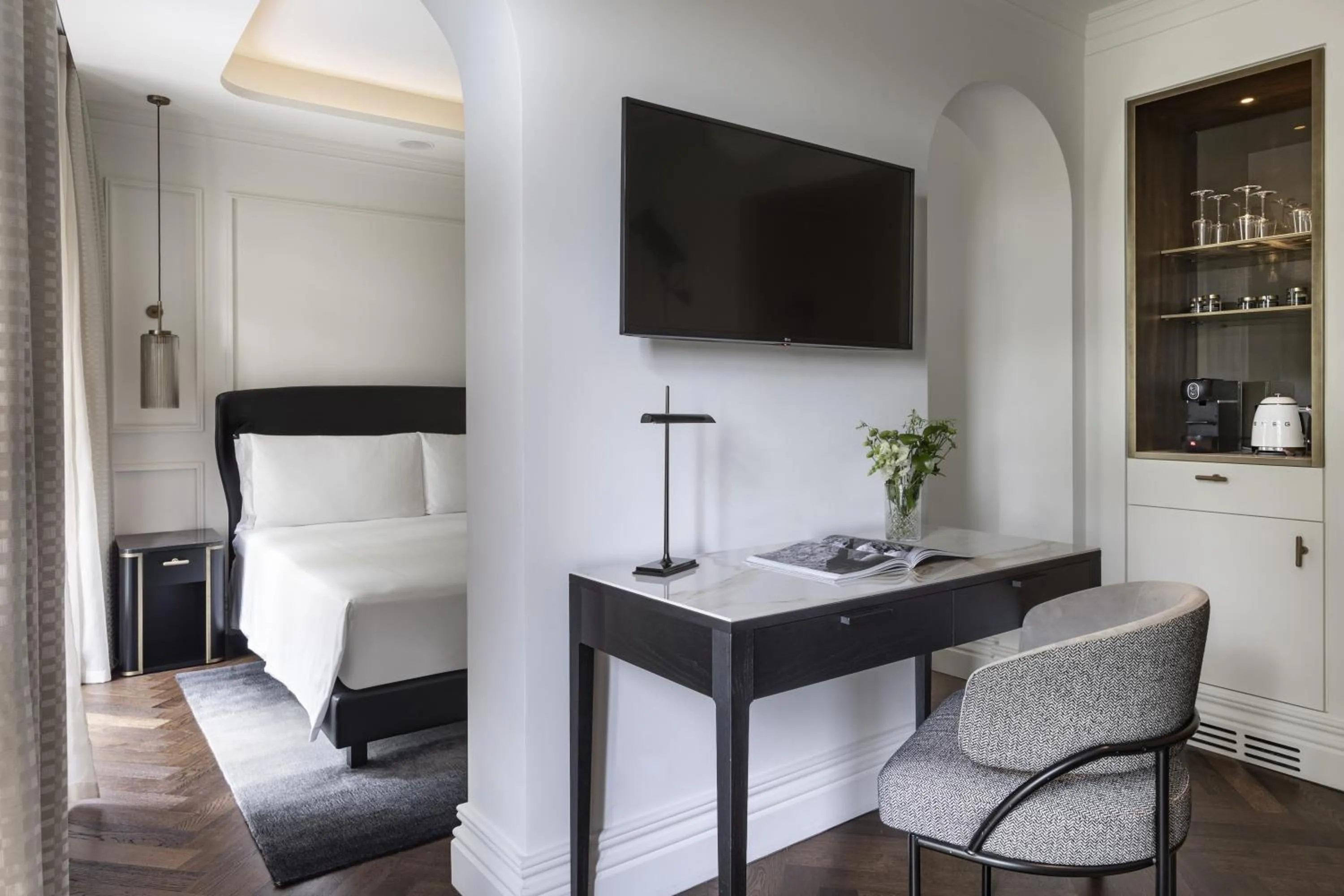 Bed in InterContinental Rome Ambasciatori Palace by IHG