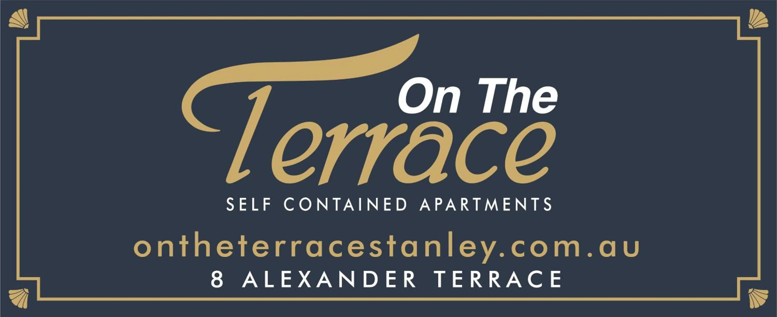 Property logo or sign in On The Terrace Stanley