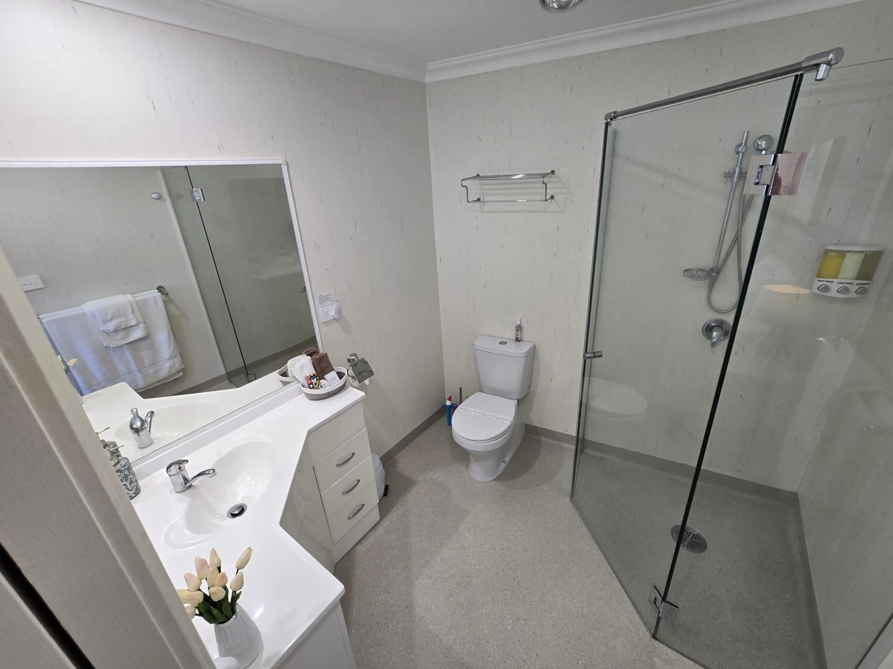 Bathroom in On The Terrace Stanley