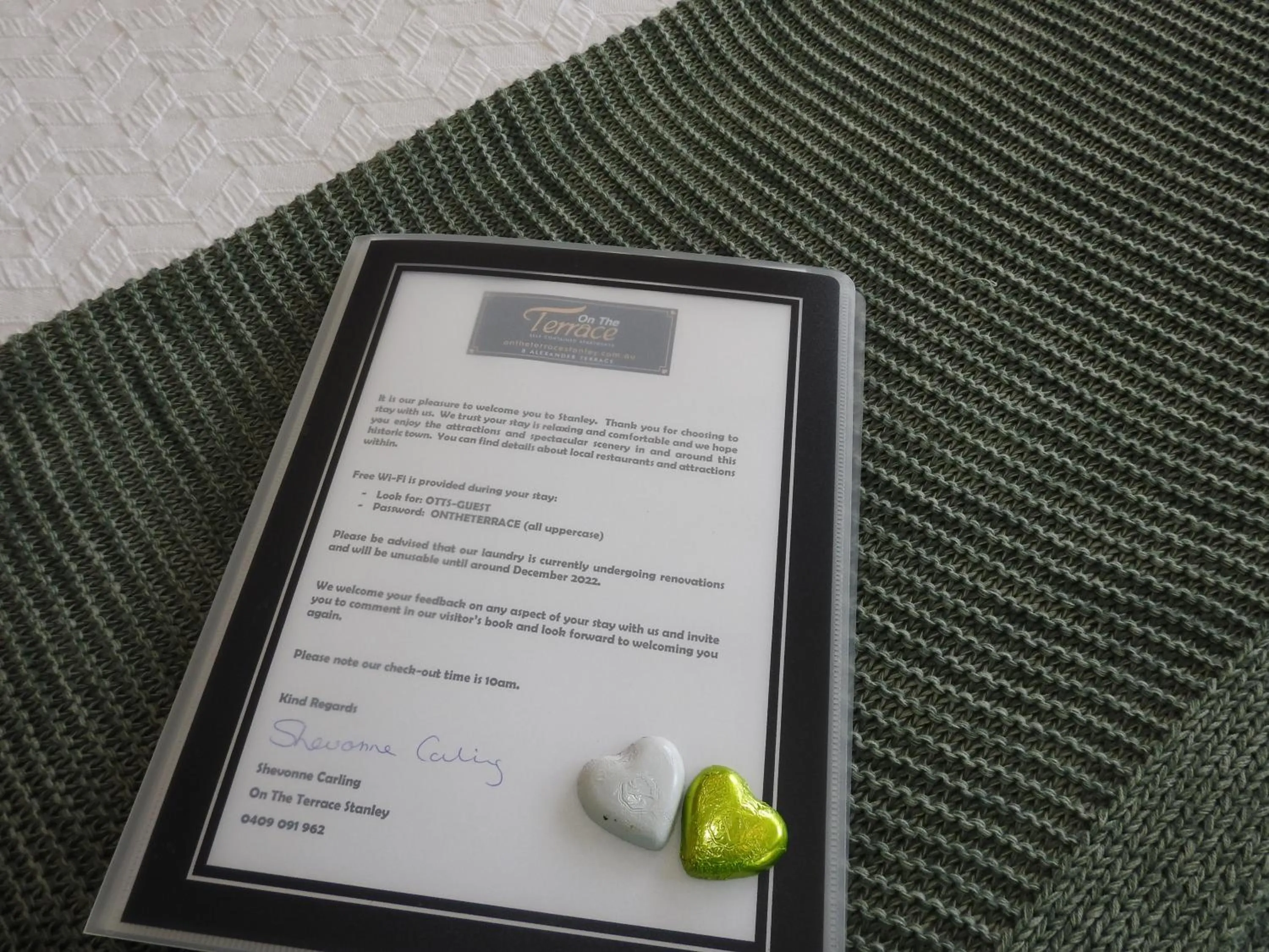 Restaurant/places to eat in On The Terrace Stanley