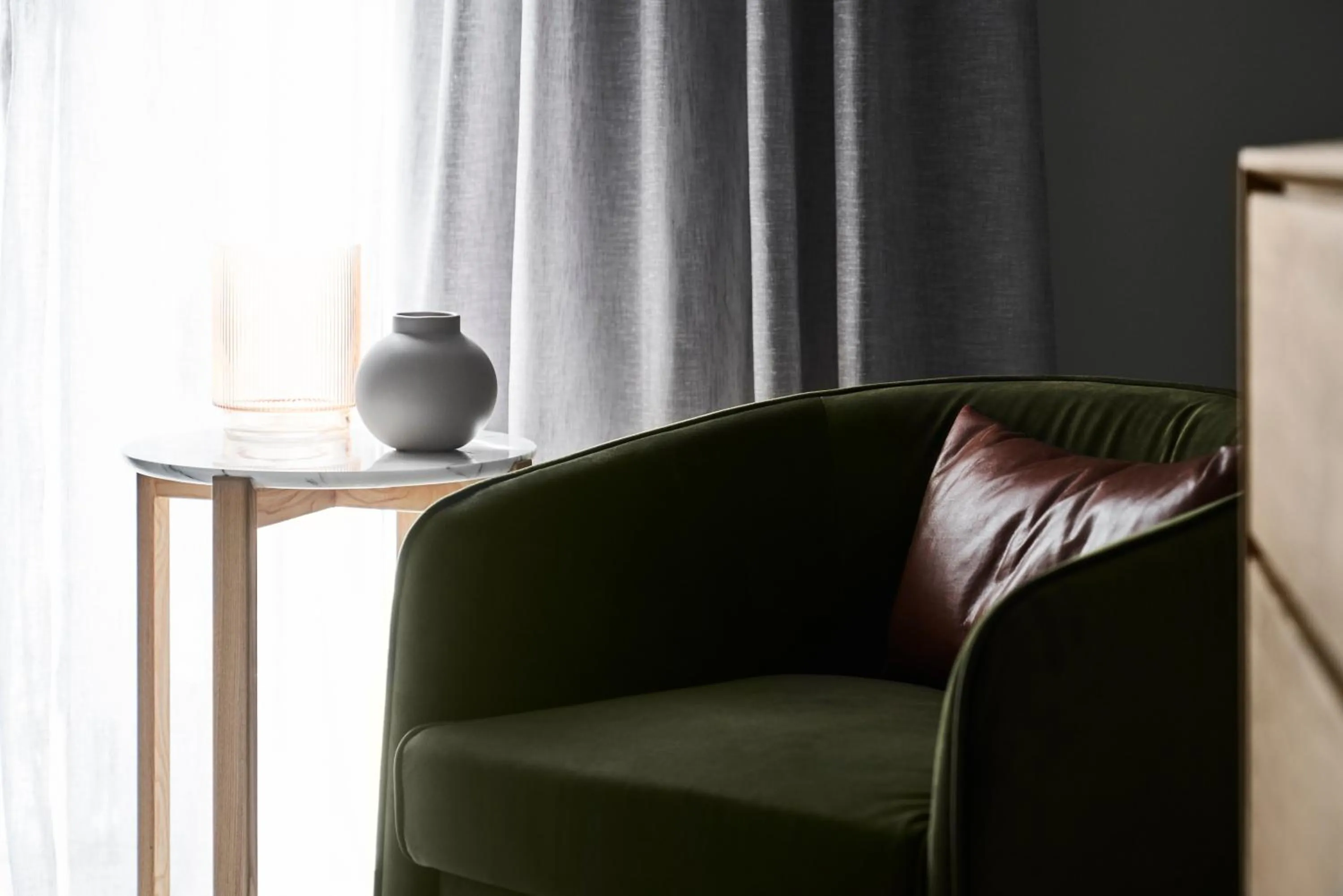 Seating area in Hotel Ernest Bendigo