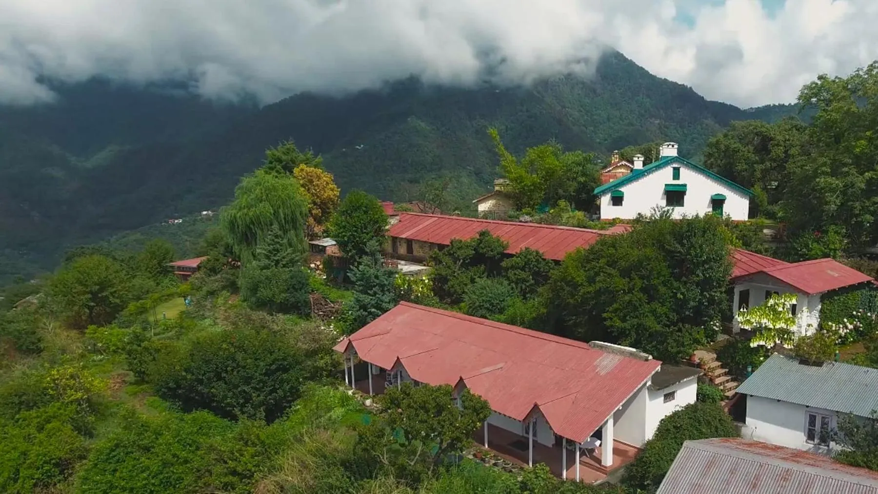 Bird's eye view in Neemrana's - Ramgarh Bungalows