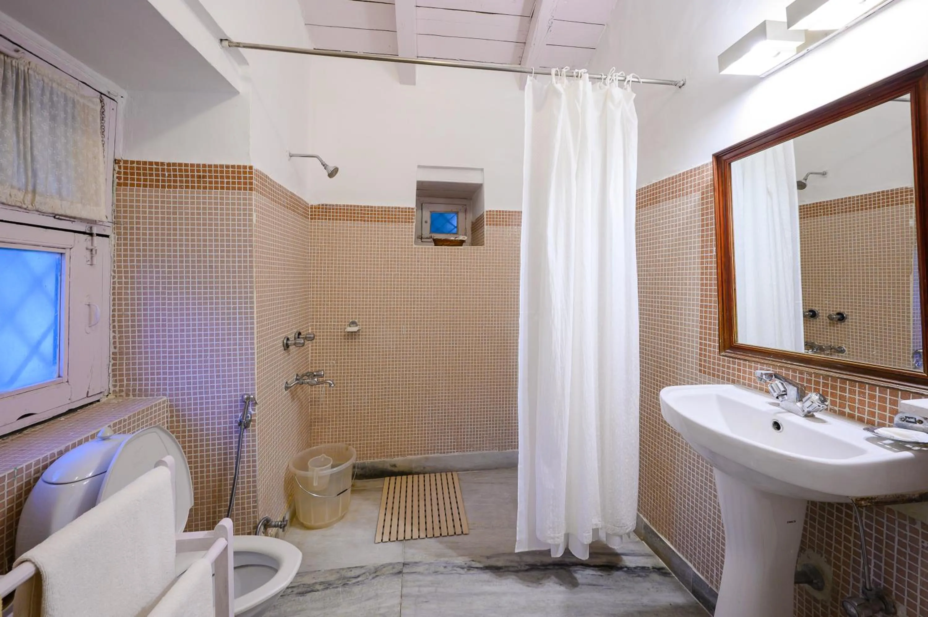 Bathroom in Neemrana's - Ramgarh Bungalows