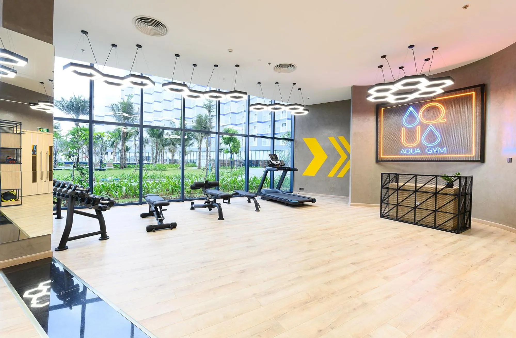 Fitness centre/facilities in The Empyrean Cam Ranh Beach Resort
