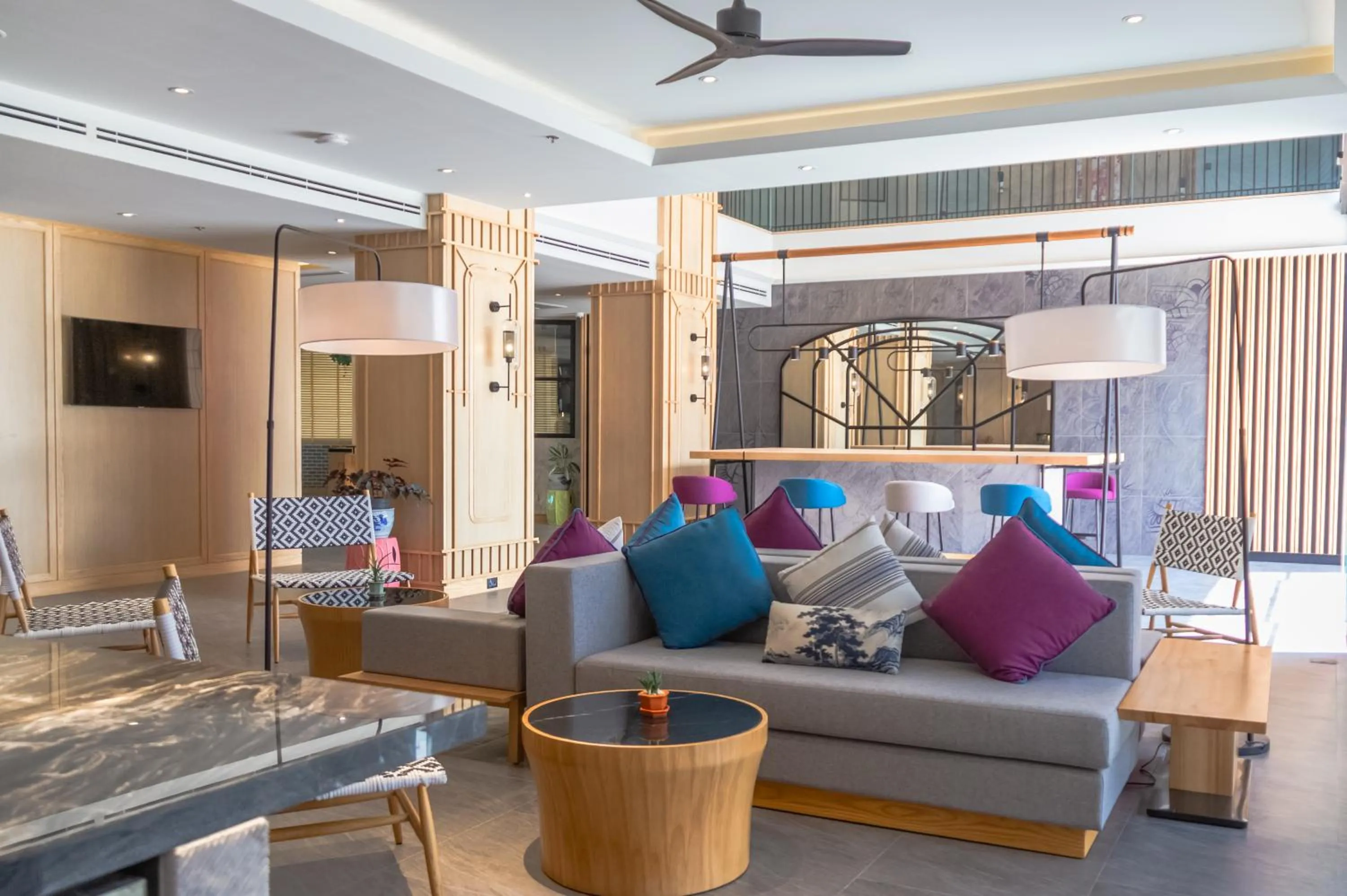 Lobby or reception in GLOW Mira Karon Beach