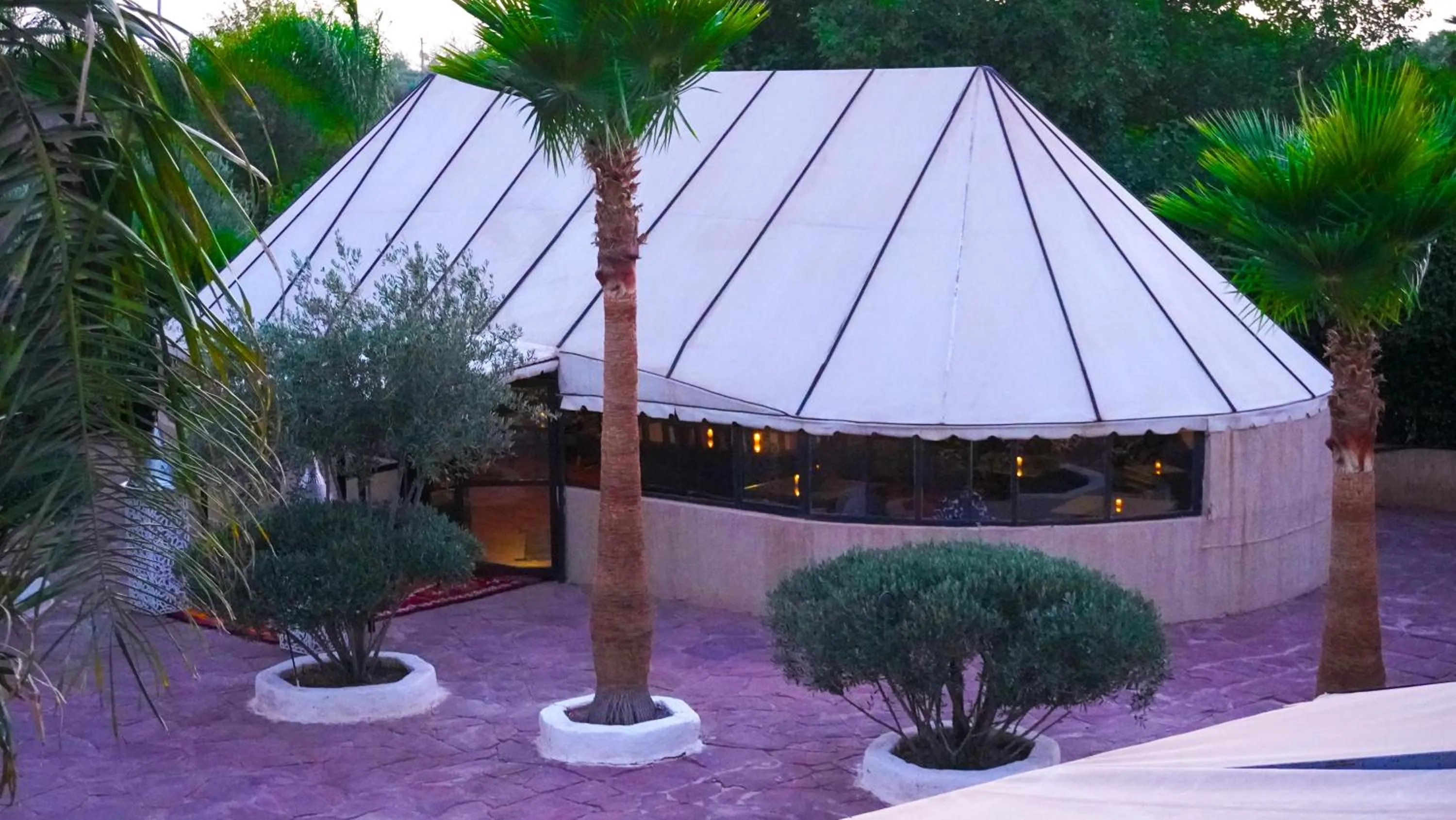 Garden view in Weedan Hôtel Marrakech