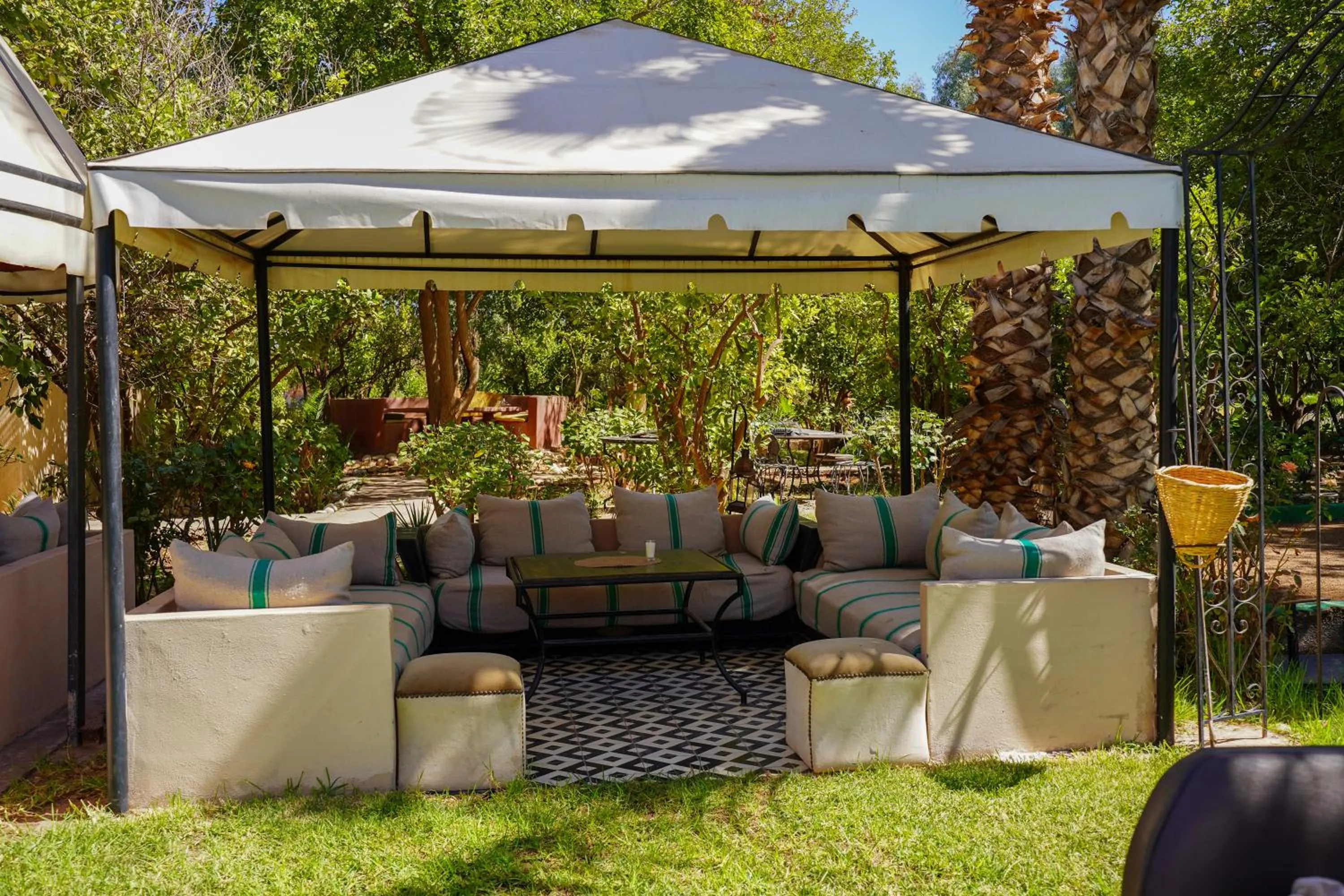 Garden view in Weedan Hôtel Marrakech