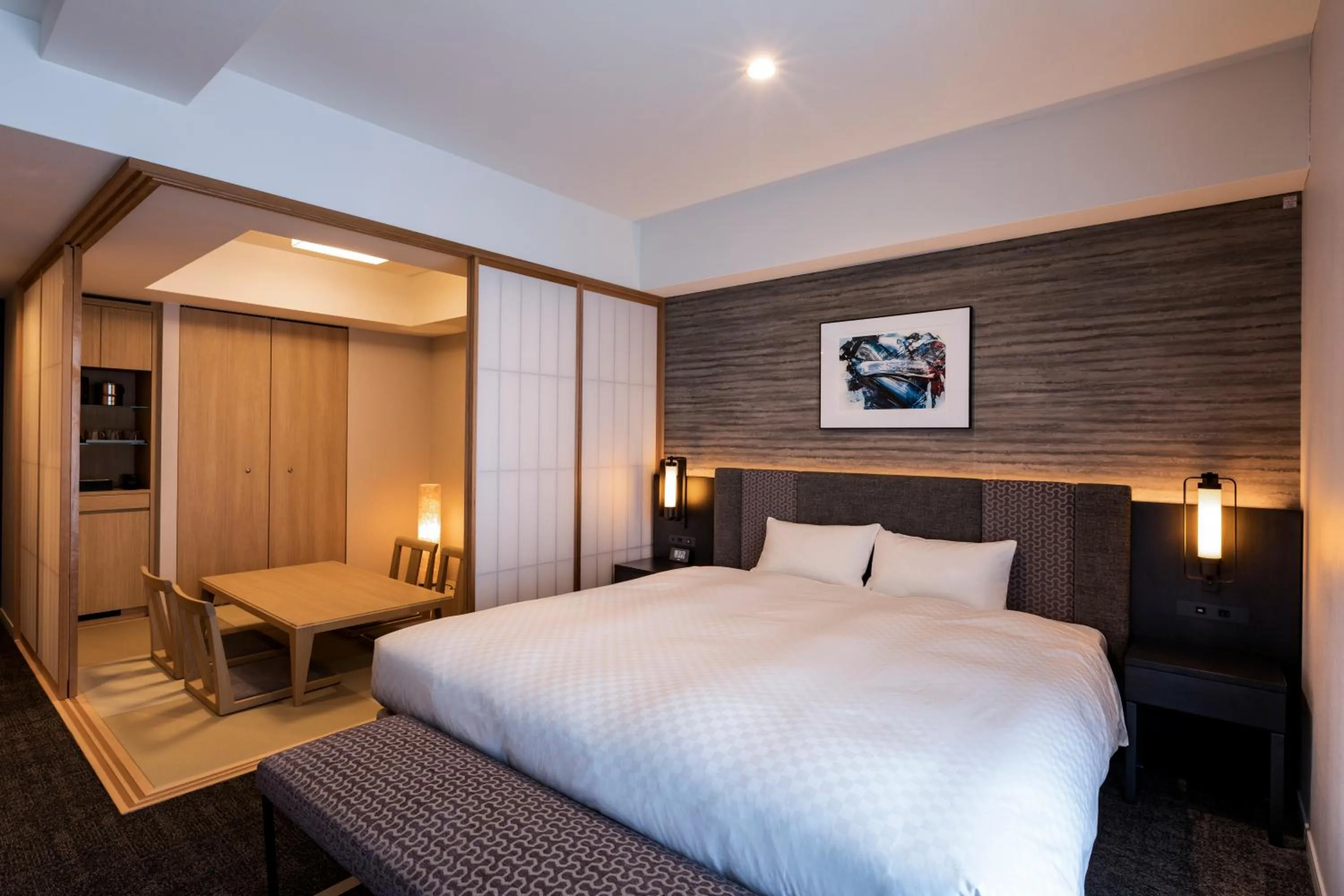 Bed in Rinn Kyoto Station