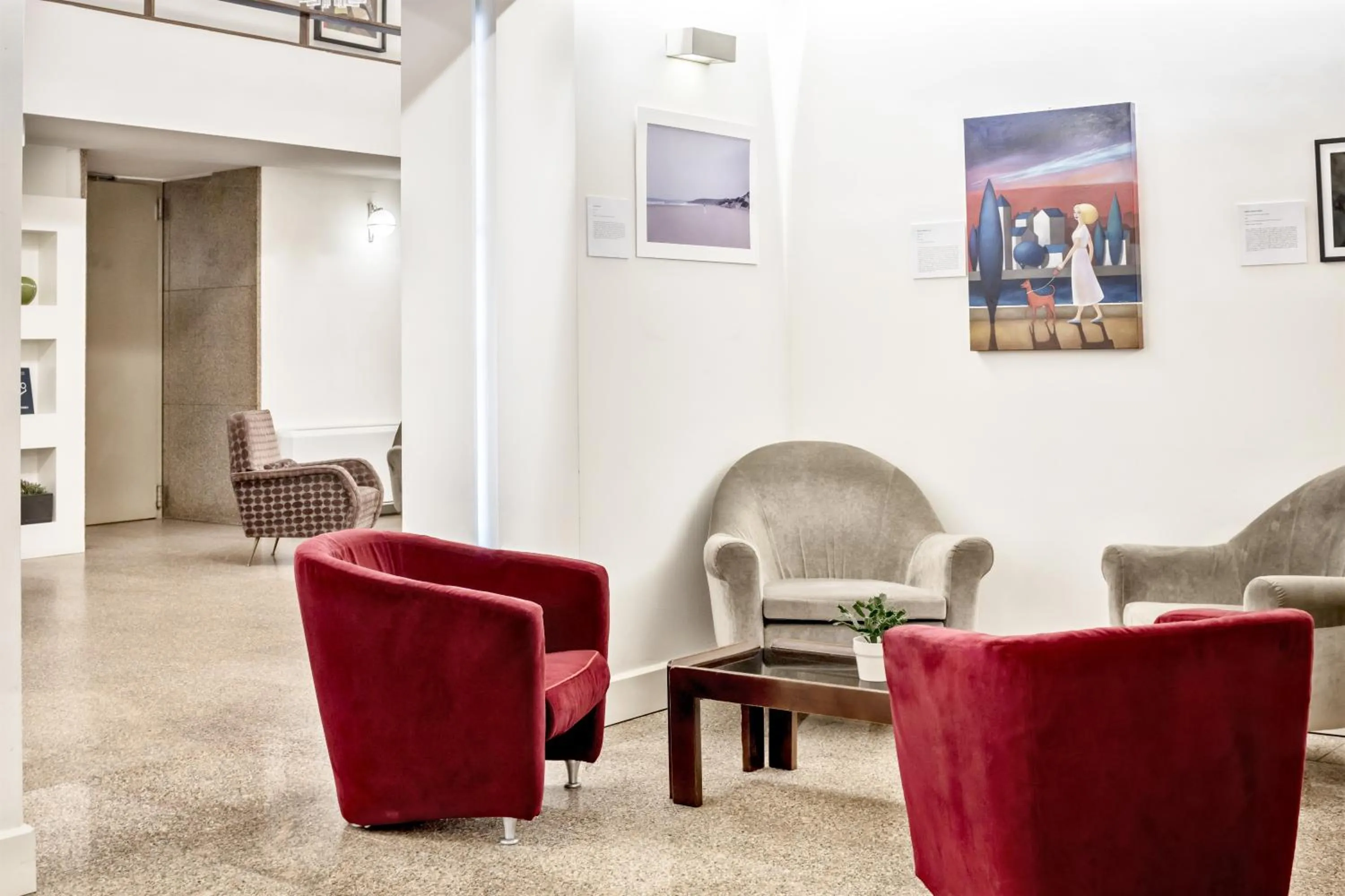 Seating area in Hotel Italia