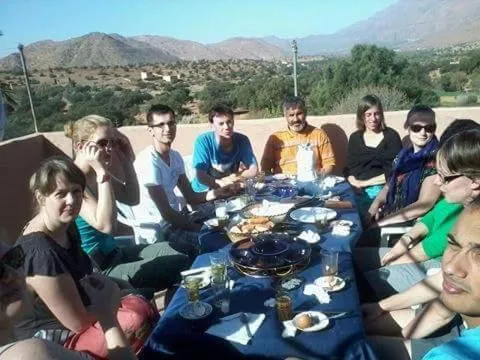 Balcony/Terrace in Auberge Gitelkst