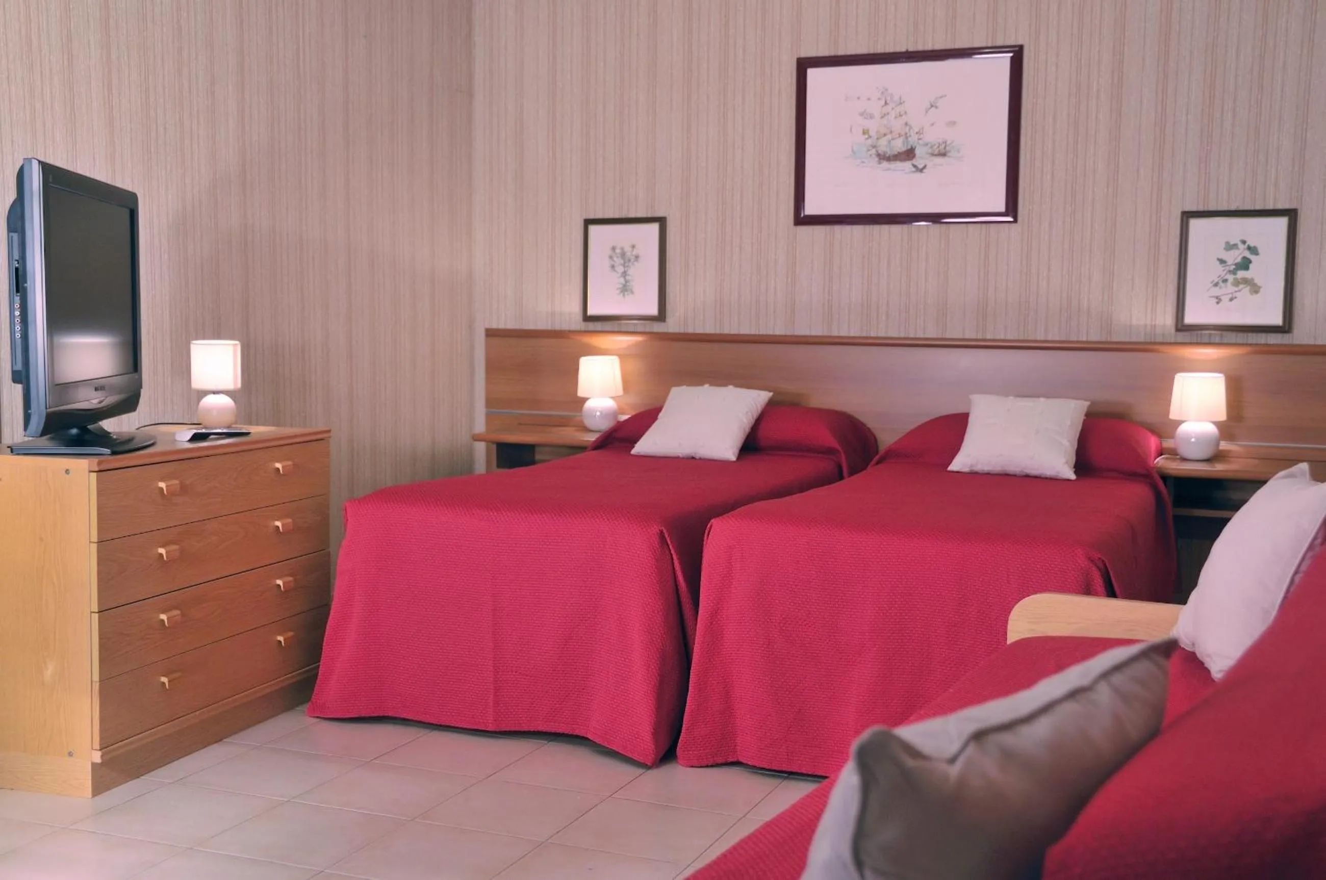 Bed in Hotel Residence Ulivi E Palme