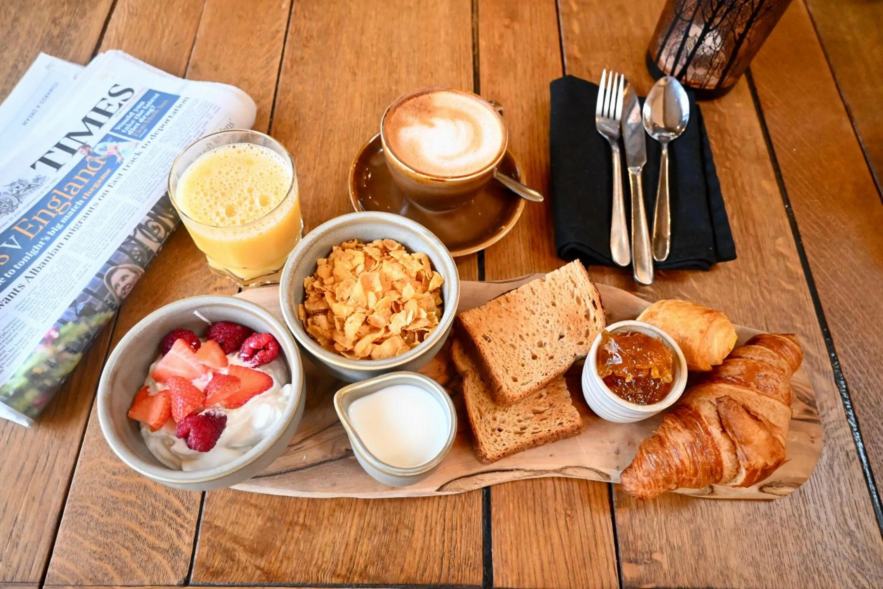 Restaurant/places to eat in The Duke on The Test