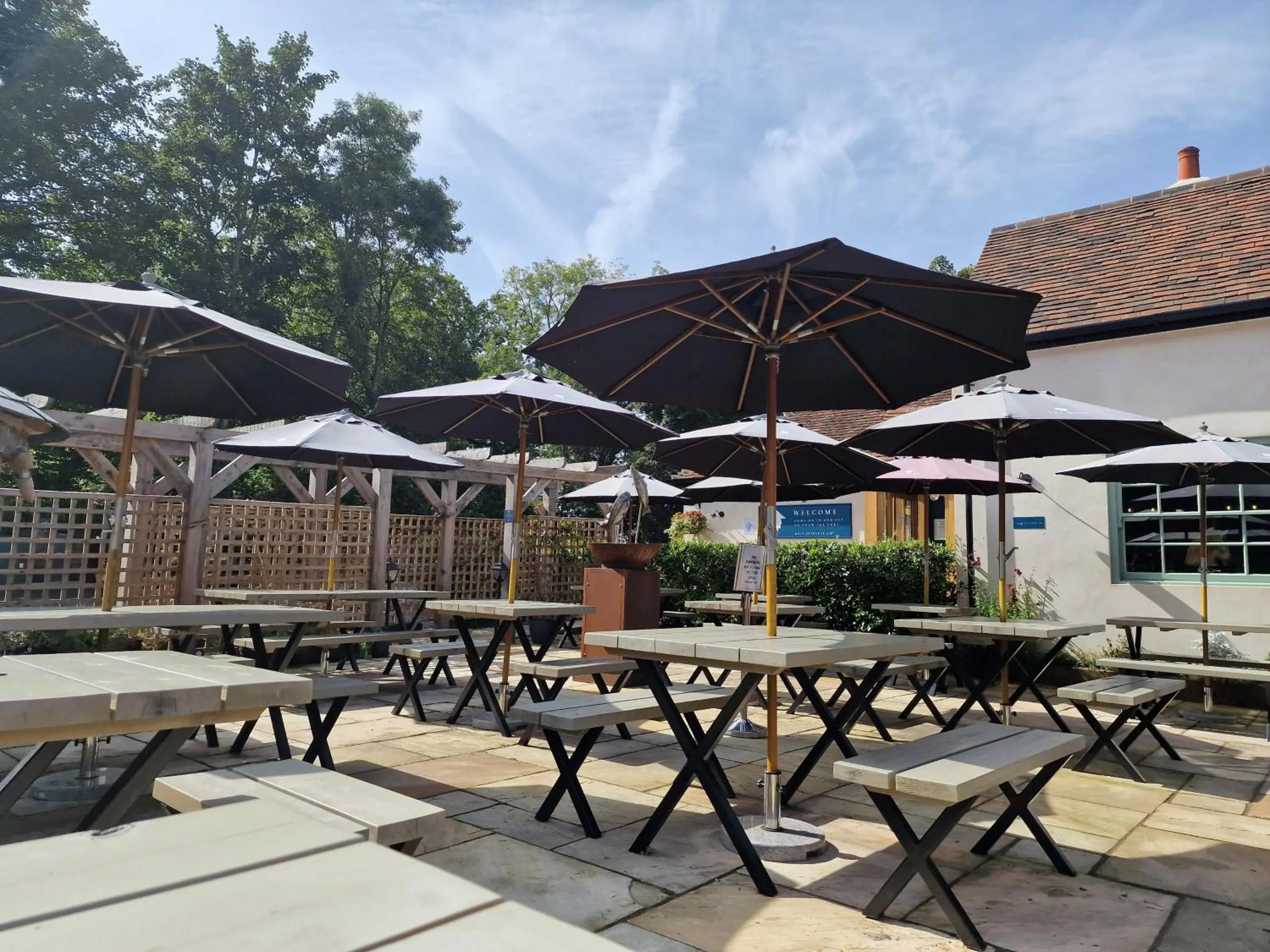 Balcony/Terrace in The Duke on The Test