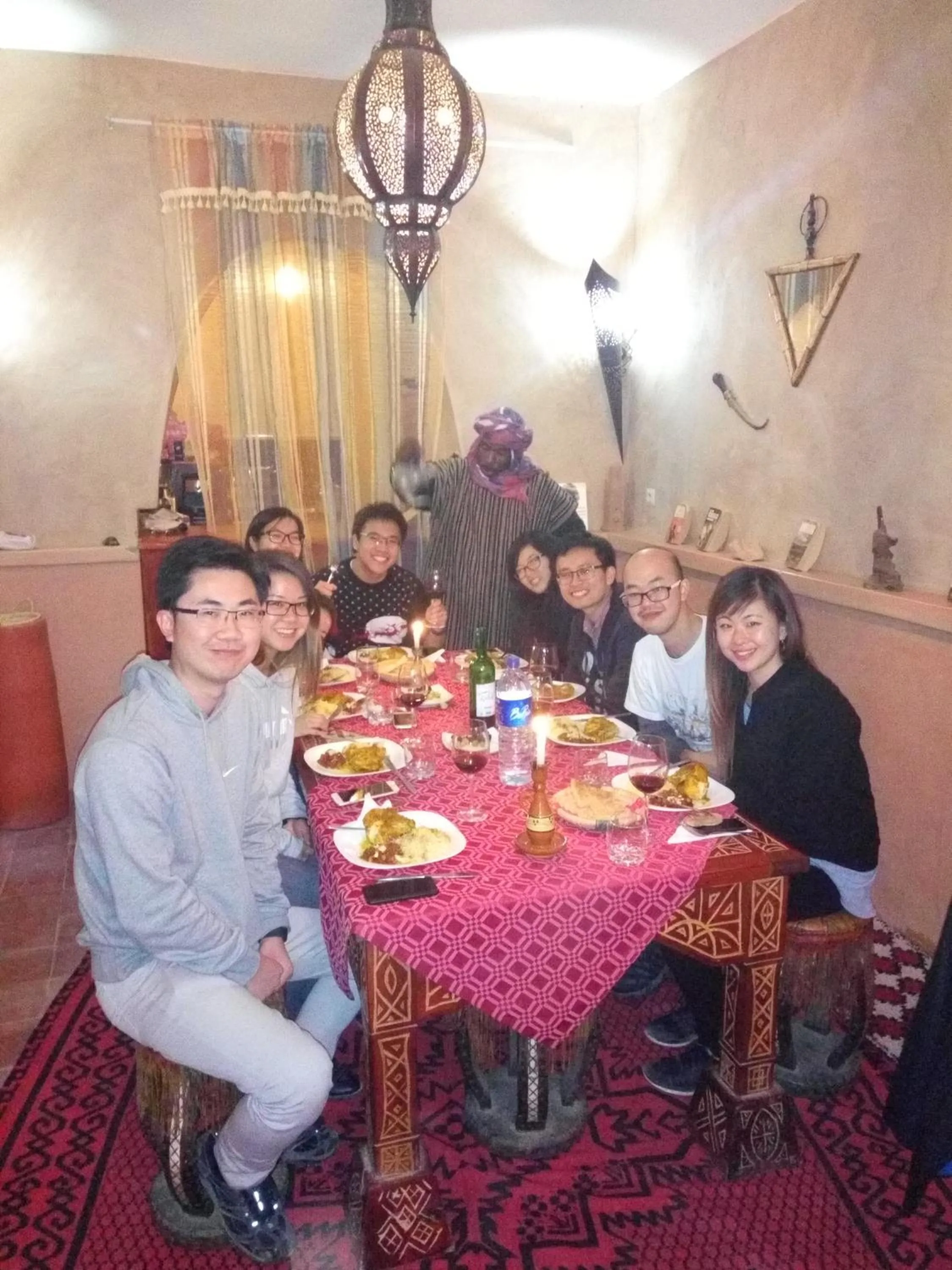 group of guests in Dar Amazir