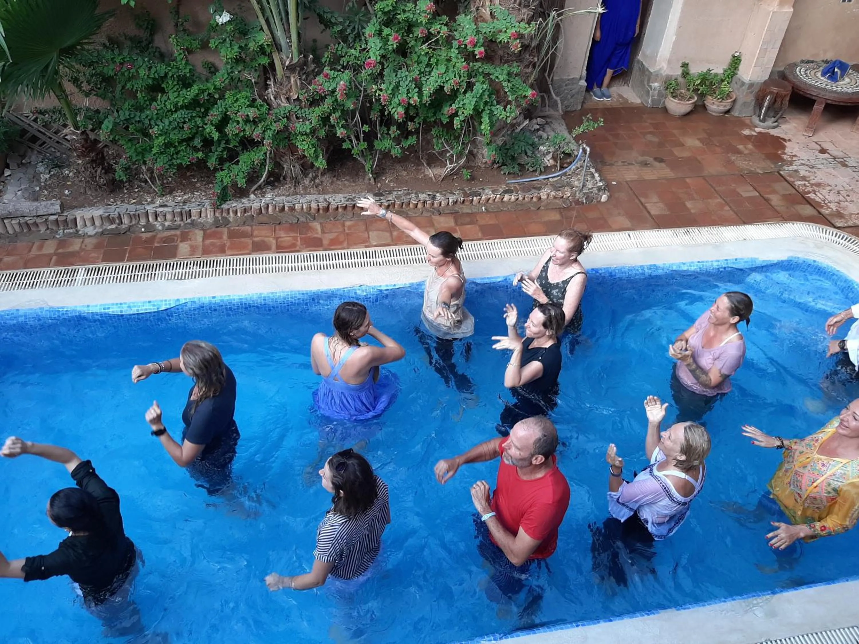 group of guests in Dar Amazir