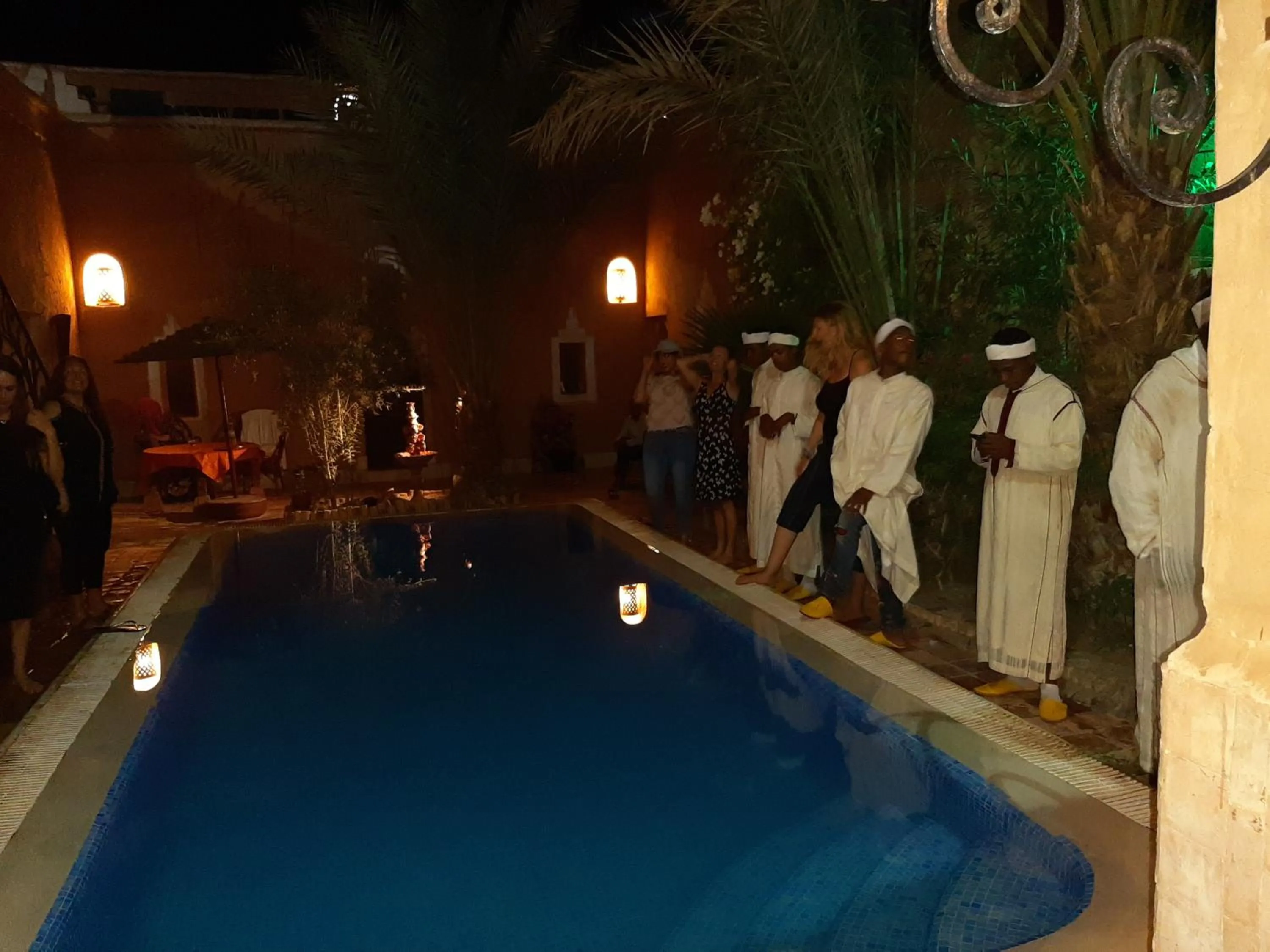 Pool view in Dar Amazir