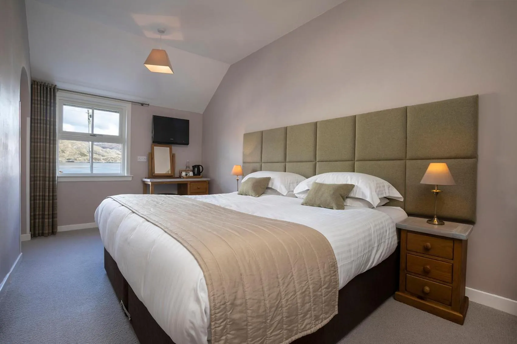 Bed in Kylesku Hotel