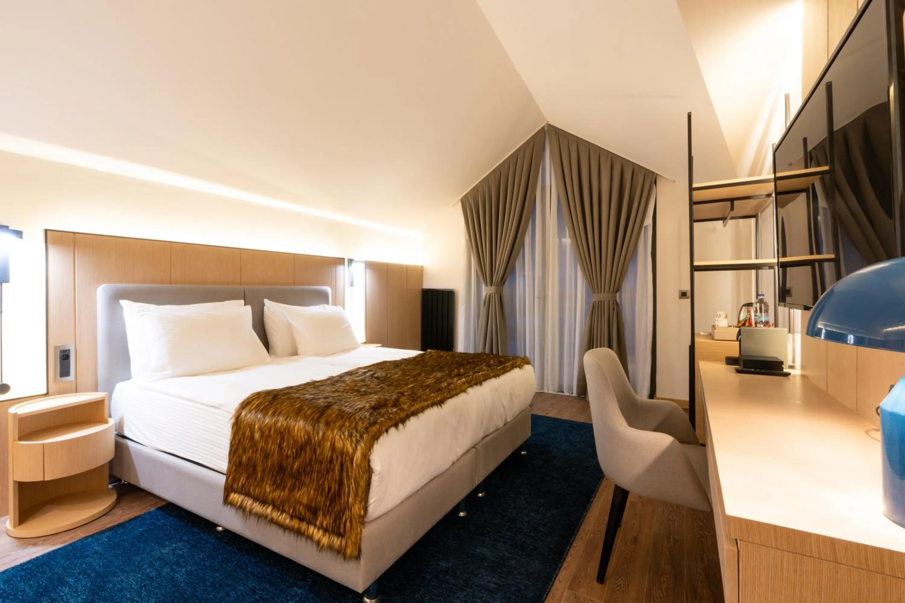 Bedroom, Bed in Megasaray Mount Erciyes