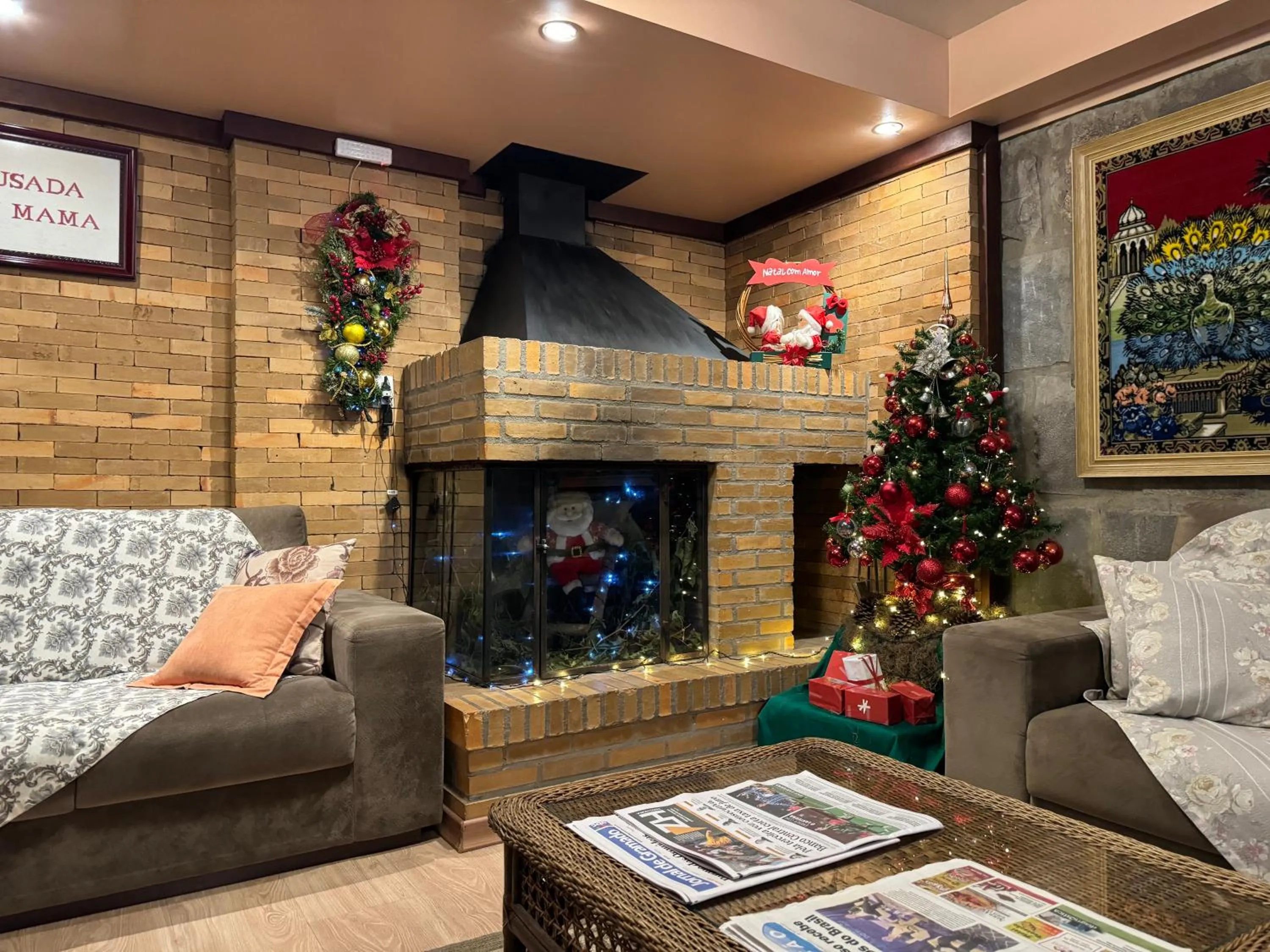 Lobby or reception in Hotel Pousada Ald' Mama