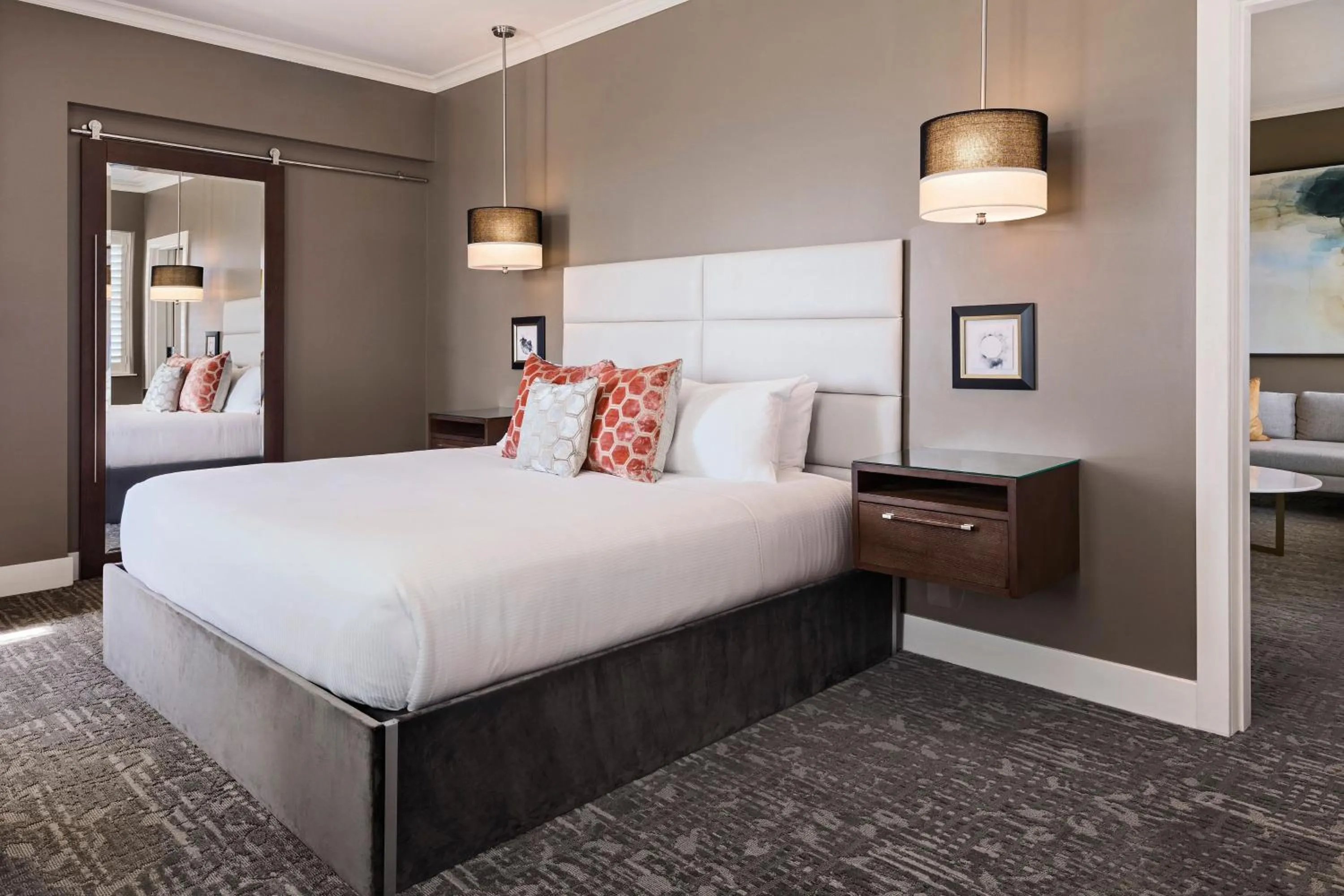 Bedroom, Bed in Ambassador Hotel Oklahoma City, Autograph Collection