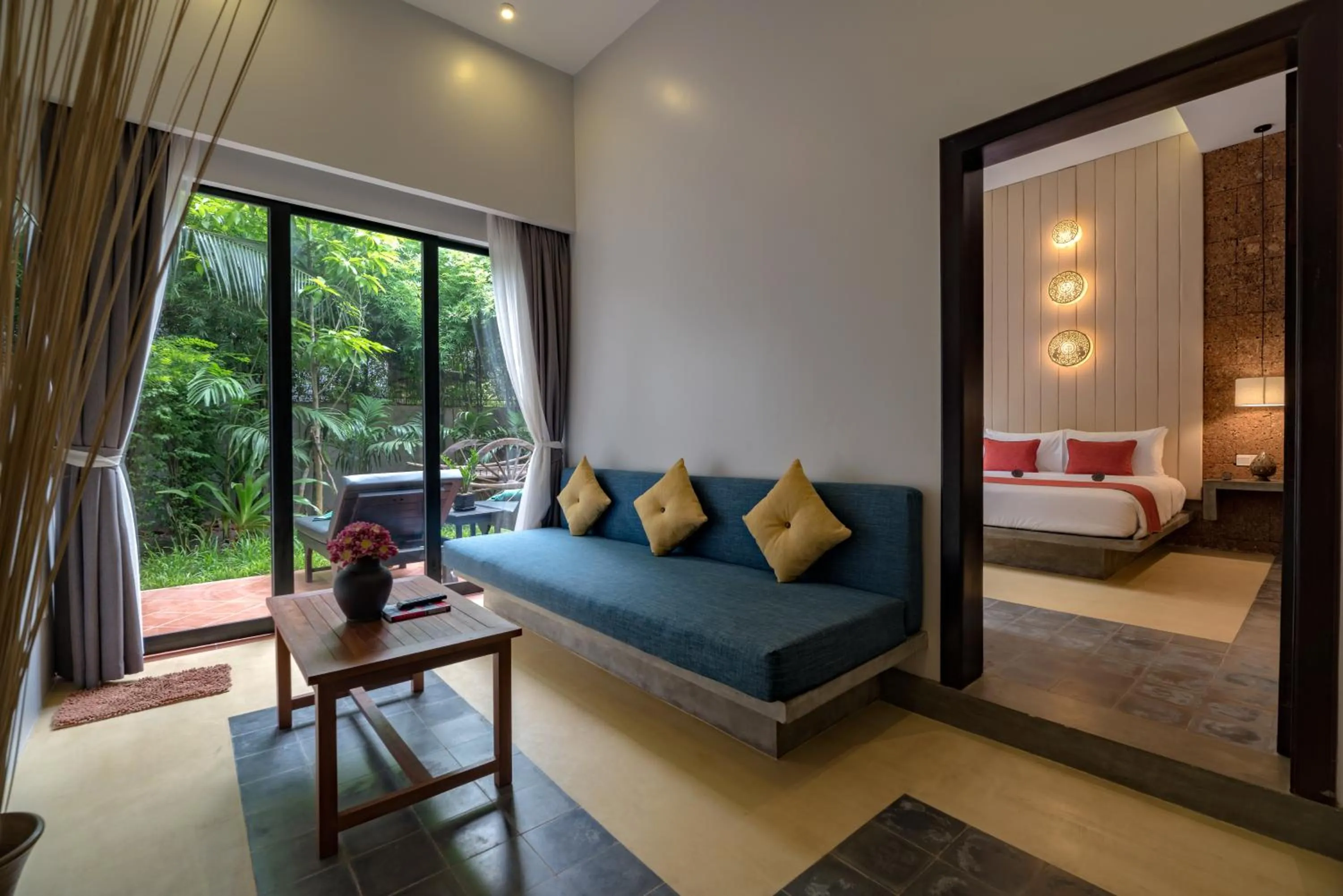 Living room, Bed in Grange