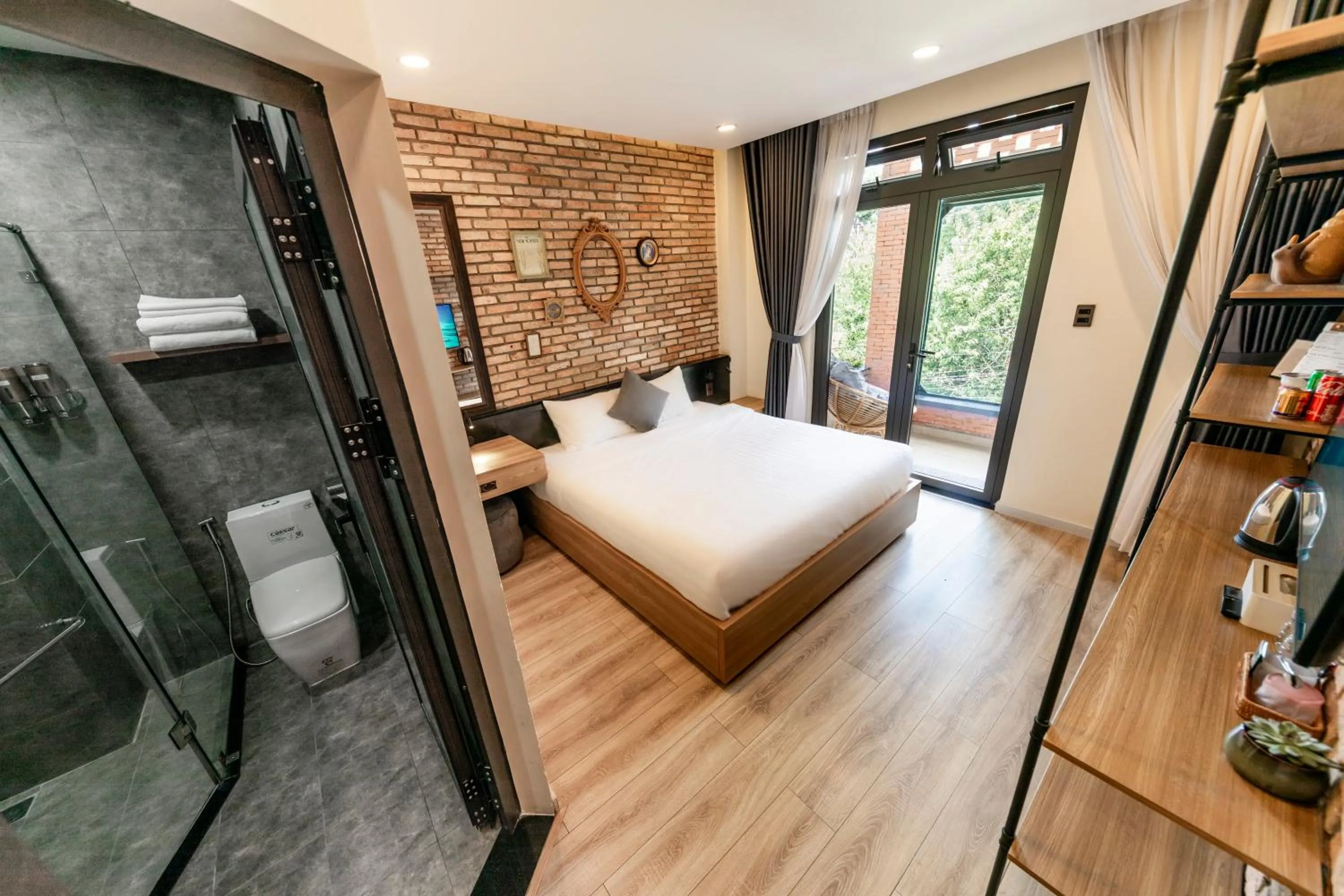 Bedroom, Bed in The Brick Home dalat