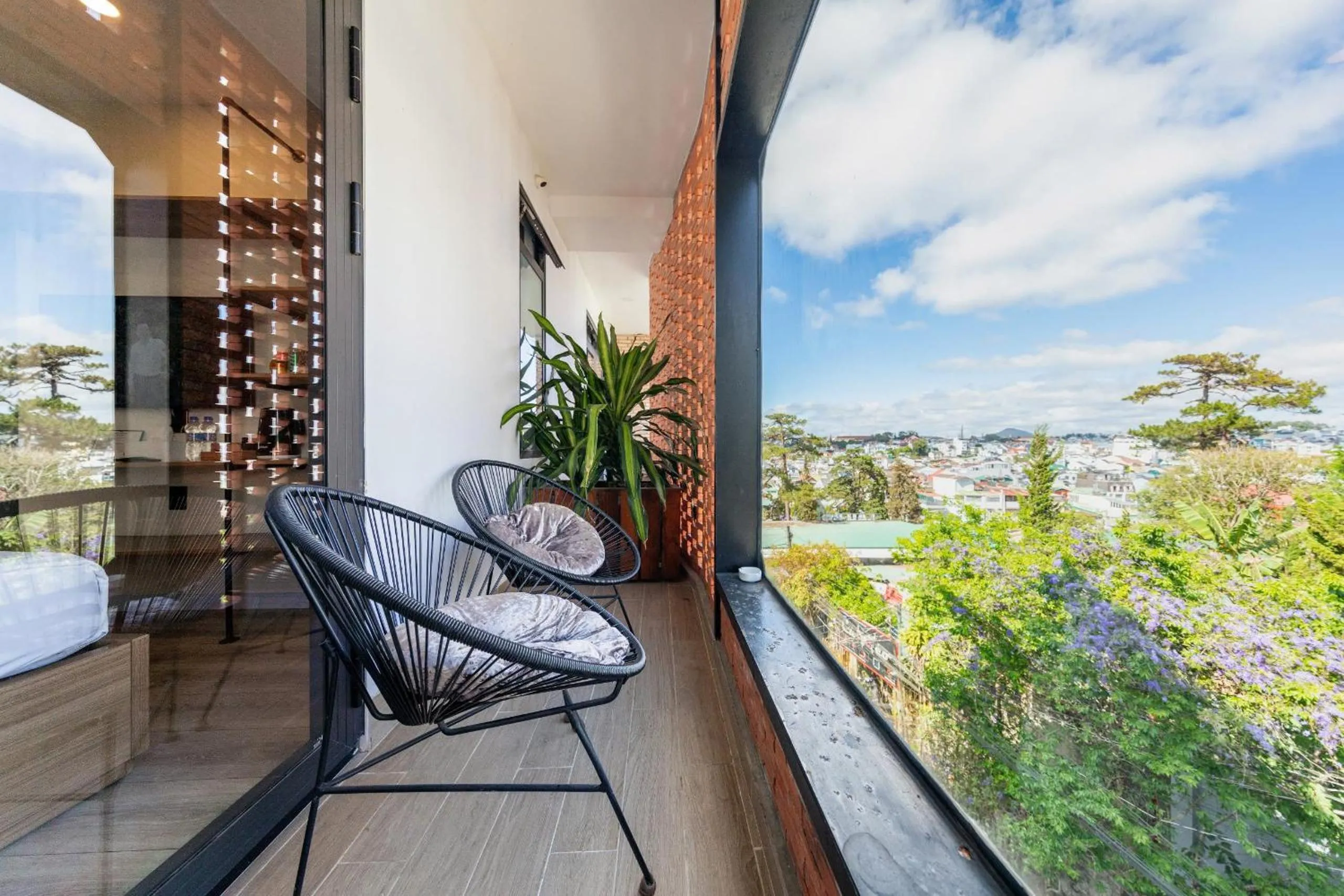Balcony/Terrace in The Brick Home dalat