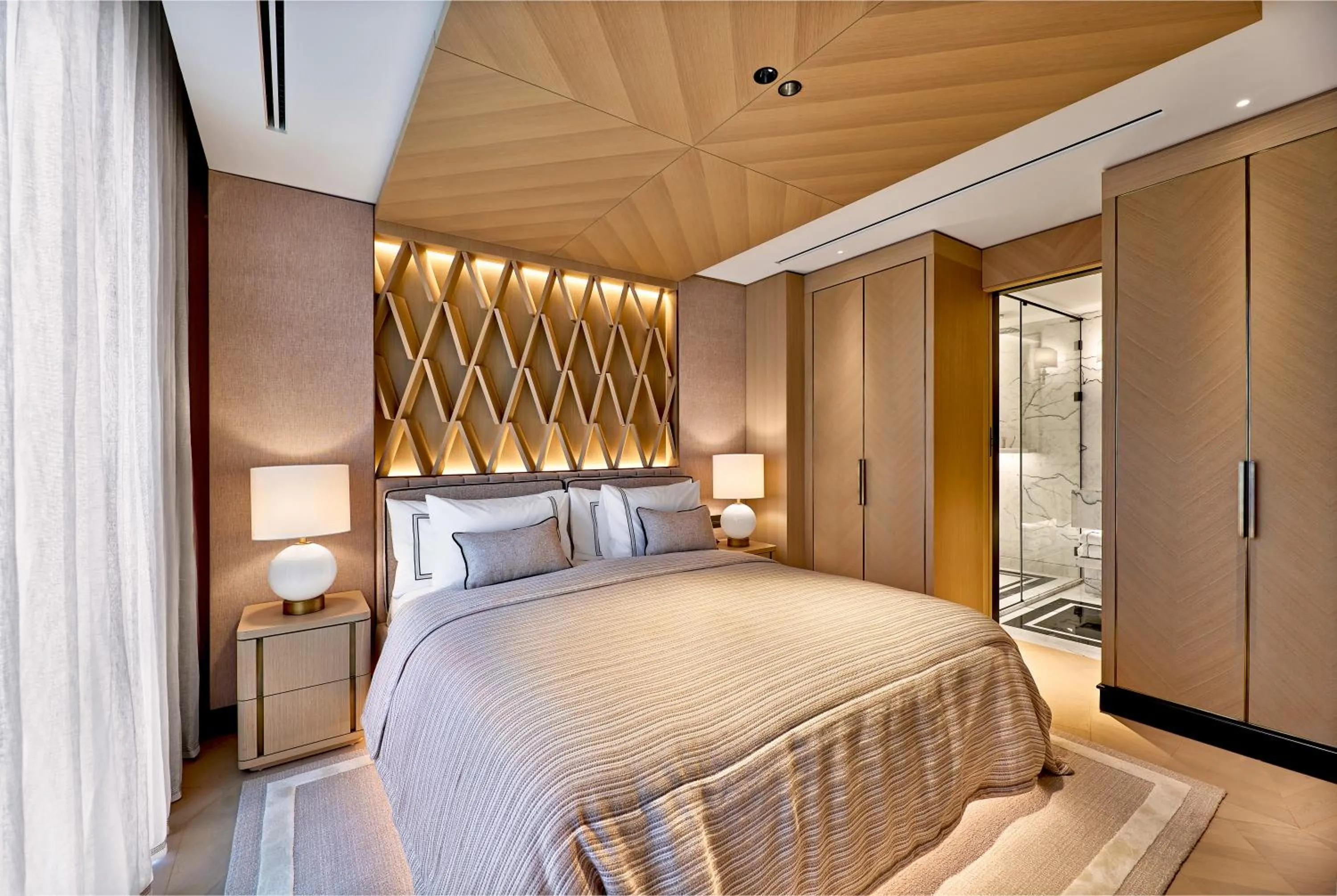 Bed in Vakko Hotel and Residence