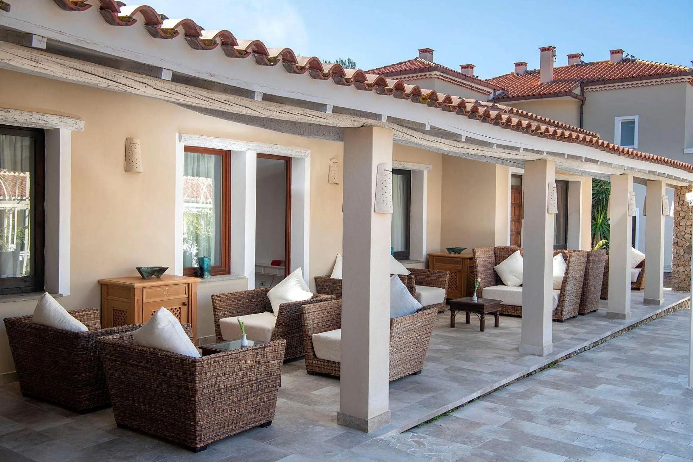 Patio in Villa Cavalieri Country Hotel
