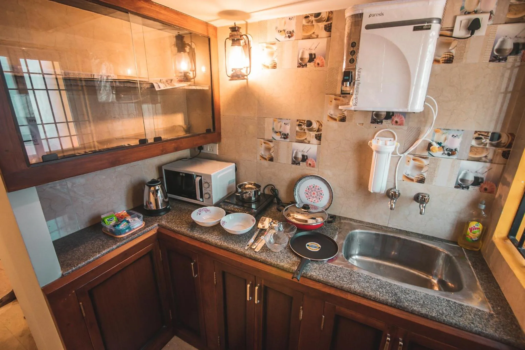 Kitchen or kitchenette in Cheerful 2-bedroom near Auro Beach