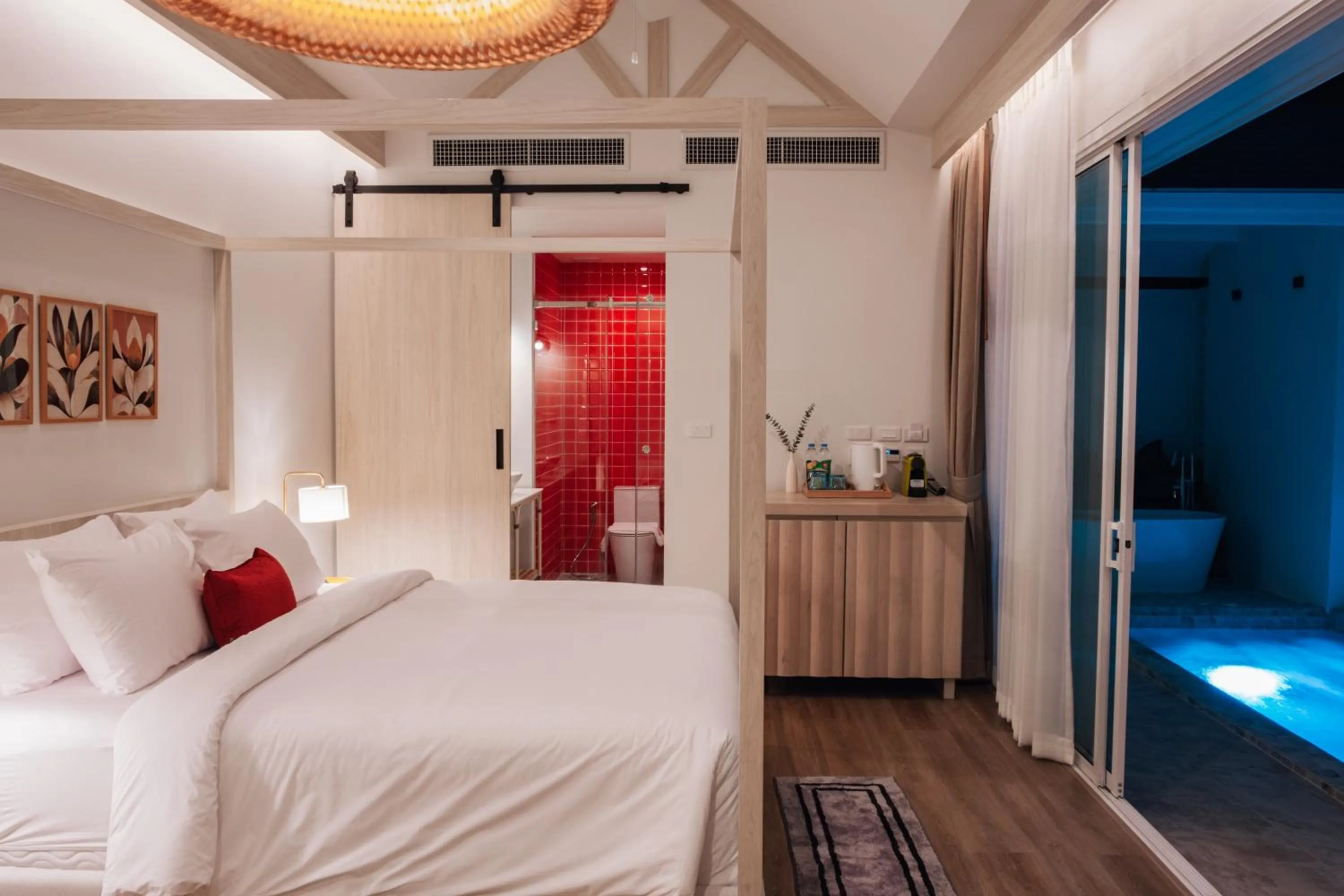 Bedroom, Bed in The Pin Boutique Pool Villa Krabi