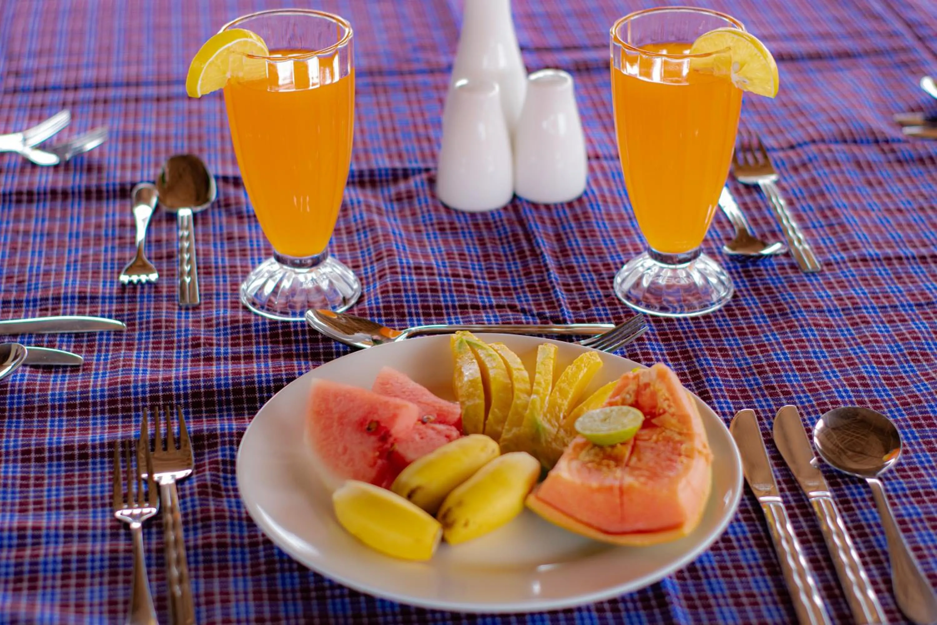 Food and drinks in Jabali Bungalows Lodge