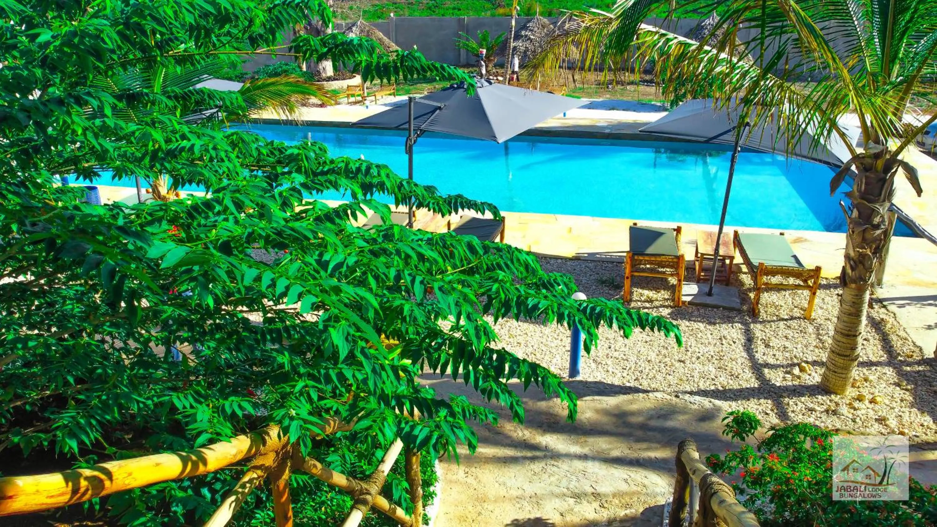 Garden view in Jabali Bungalows Lodge