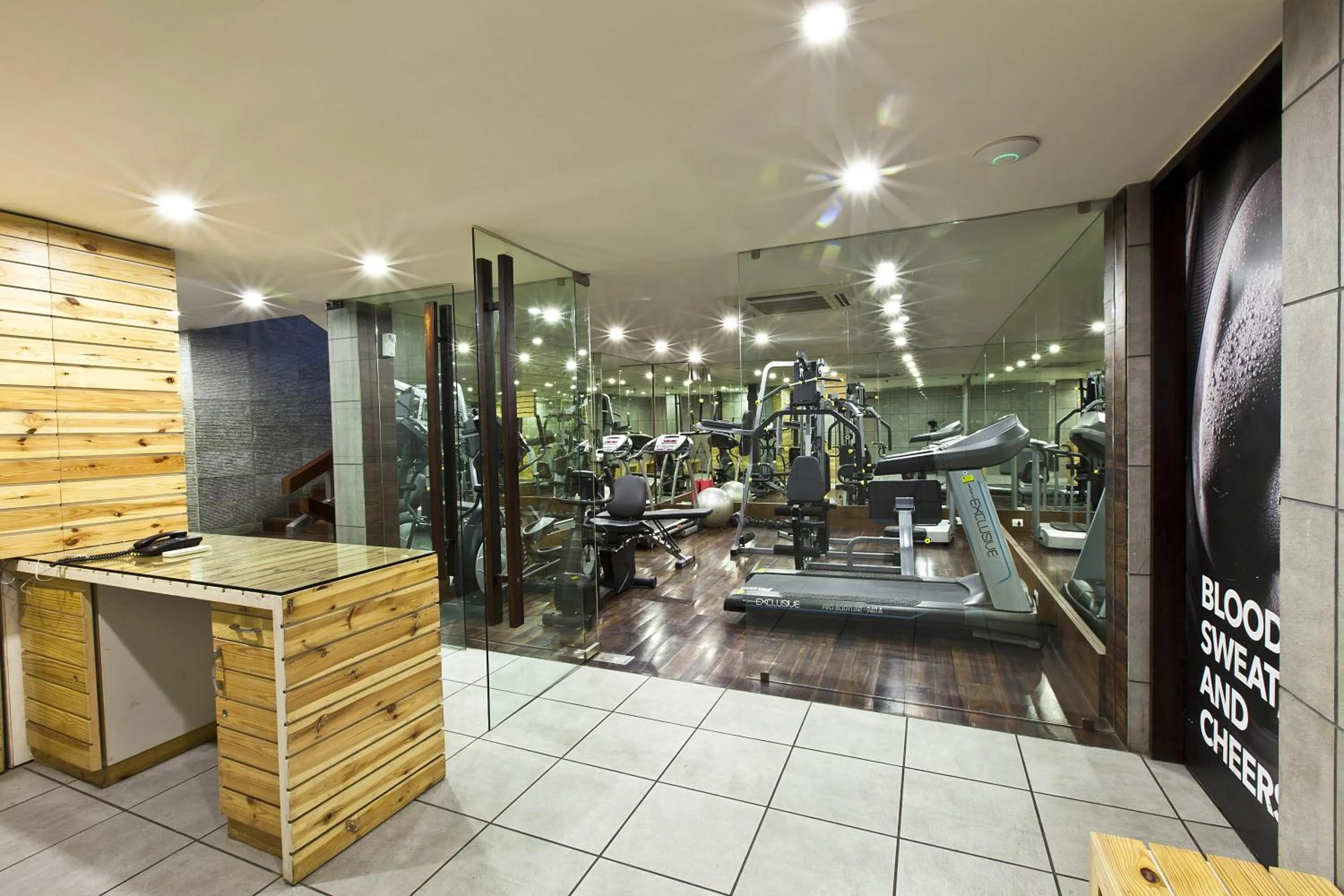 Fitness centre/facilities in Hotel El Dorado